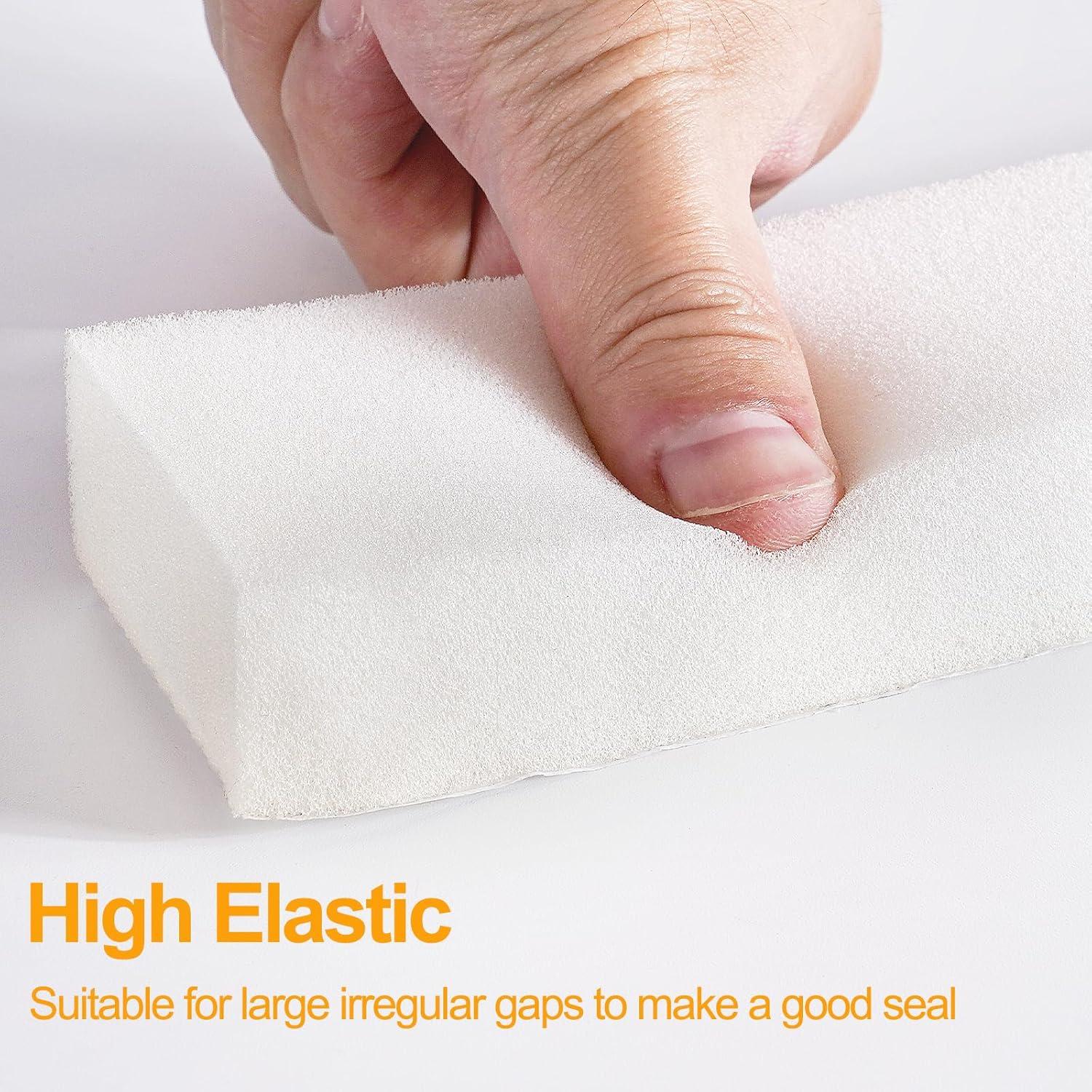 Cinta de Espuma Aislante DEMEDO 1x1" 6.5 pies 2 rollos Blanca