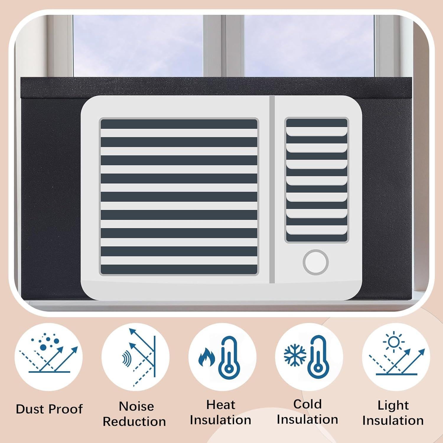 Kit de Paneles Aislantes Pangda para Aire Acondicionado 4 Pcs
