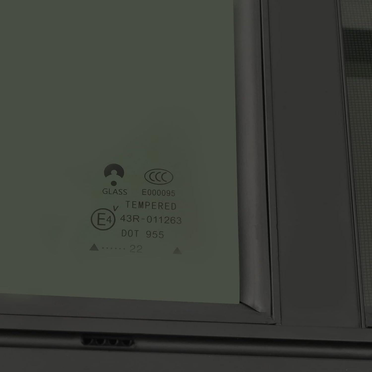 Ventana Deslizante Horizontal para RV AOLIU 110x33cm con Pantalla