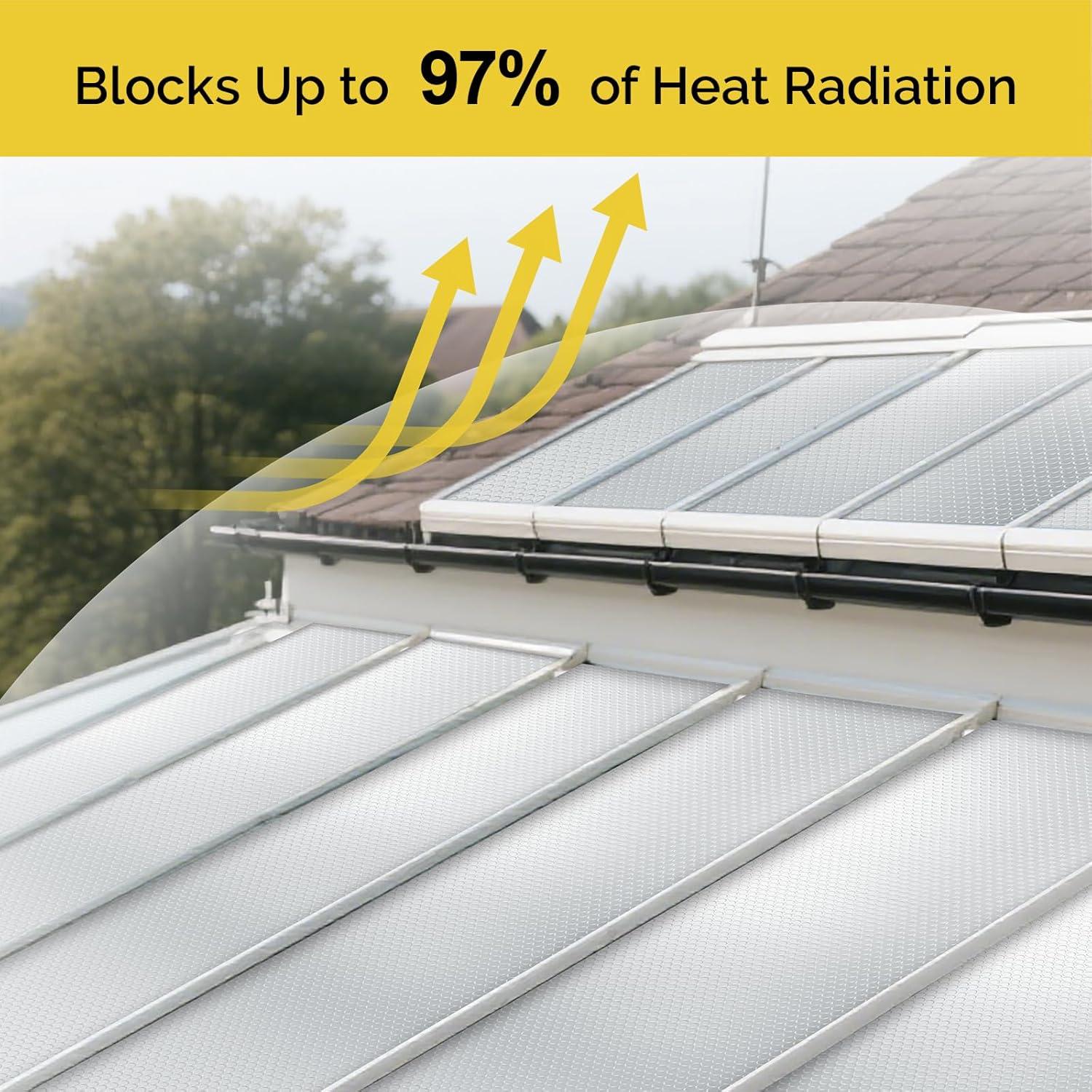 Rollo Aislamiento Reflectante fowong 91.44 cm x 3.05 m Aluminio