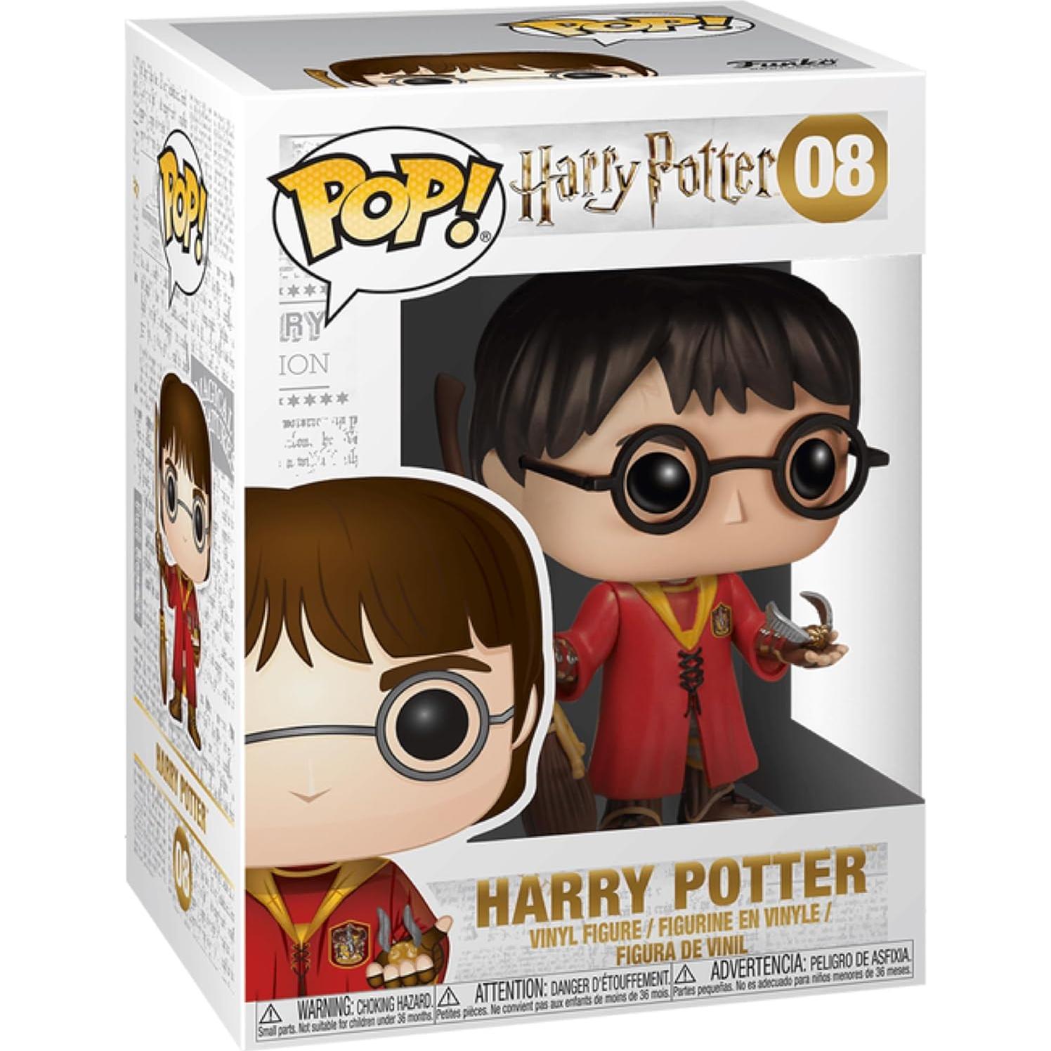 Funko Pop! Harry Potter 3-Pack Ron, Hermione y Quidditch Harry