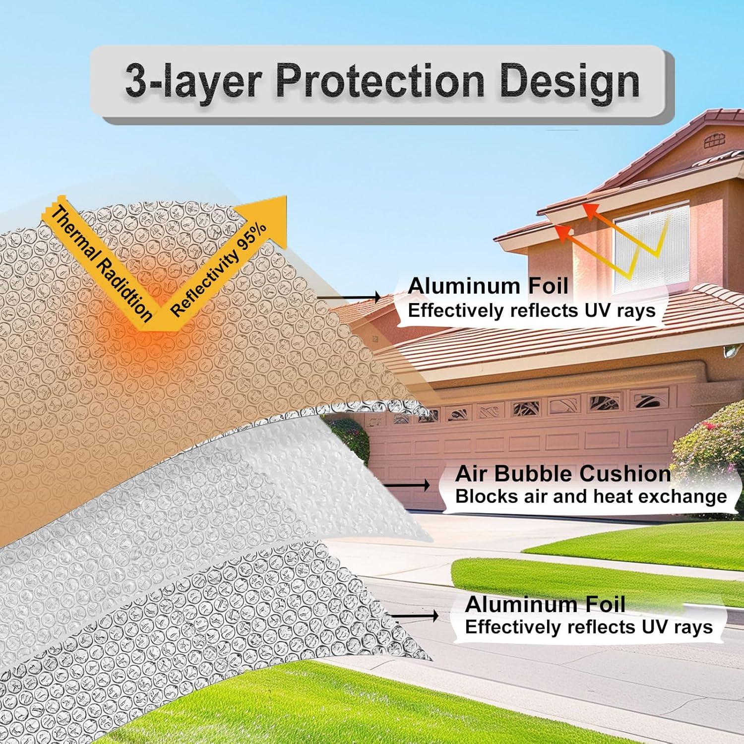 Rollo de Aislamiento Reflectante Losrik 1.22m x 3.05m Plata