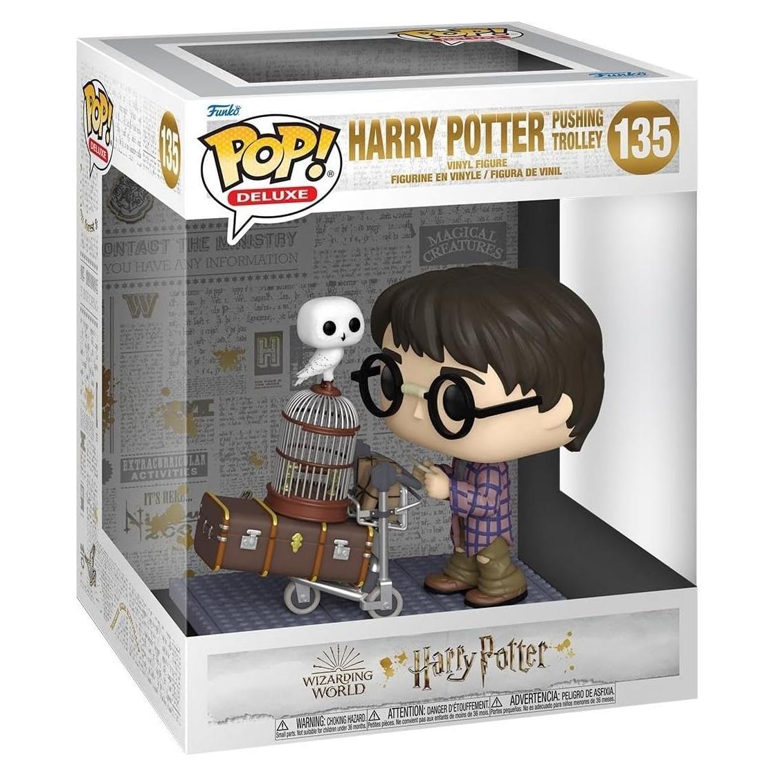 Funko Pop Harry Potter - Harry Empujando Carrito - 9.5 cm