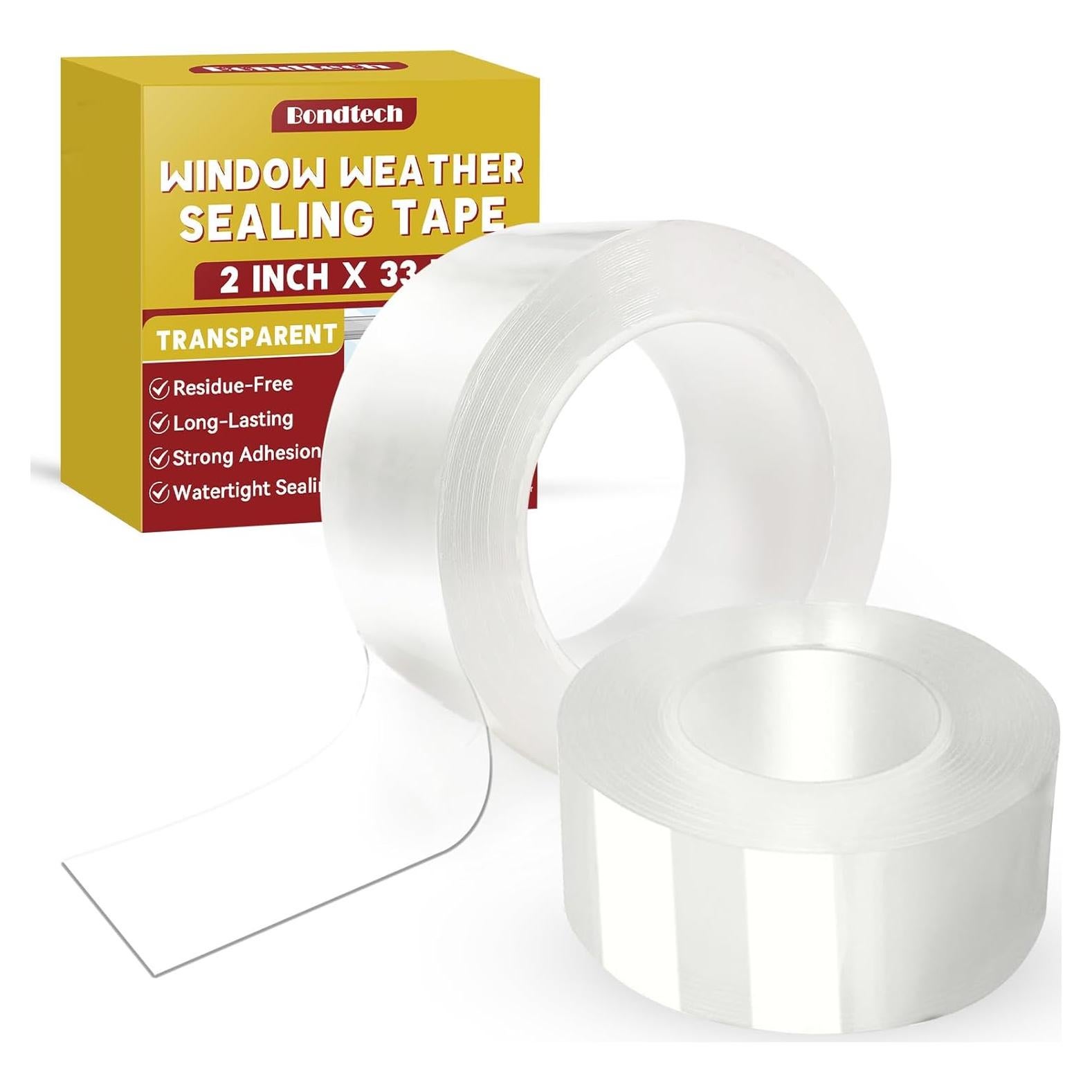 Cinta de Sellado Transparente Bondtech 5 cm x 10 m, Paquete de 2