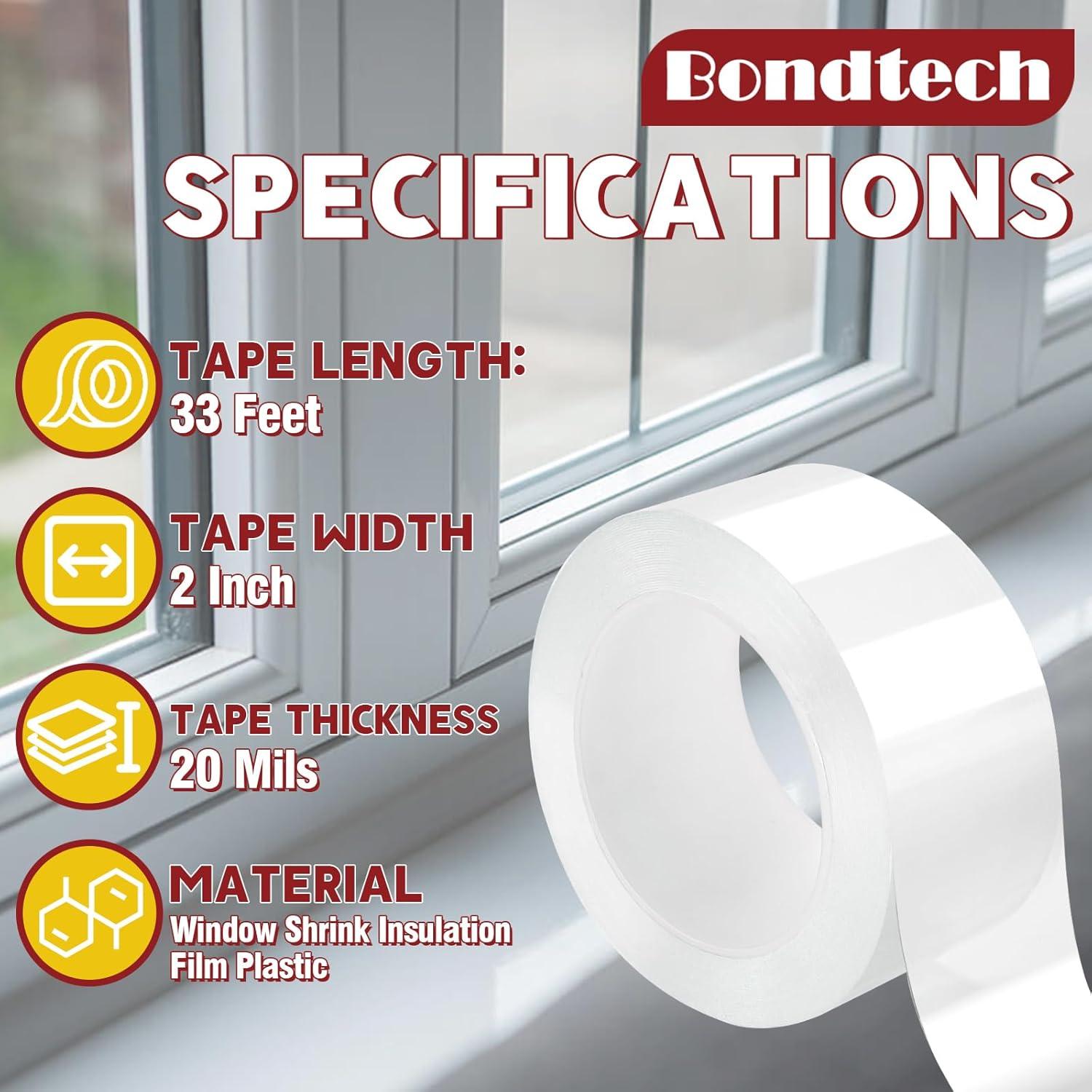 Cinta de Sellado Transparente Bondtech 5 cm x 10 m, Paquete de 2