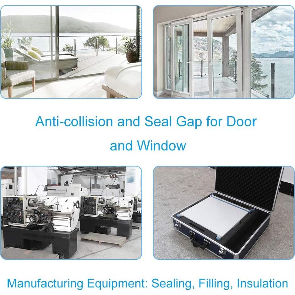 Cinta de Sellado de Espuma YIJUHOU 1.27cm x 1.27cm x 3m