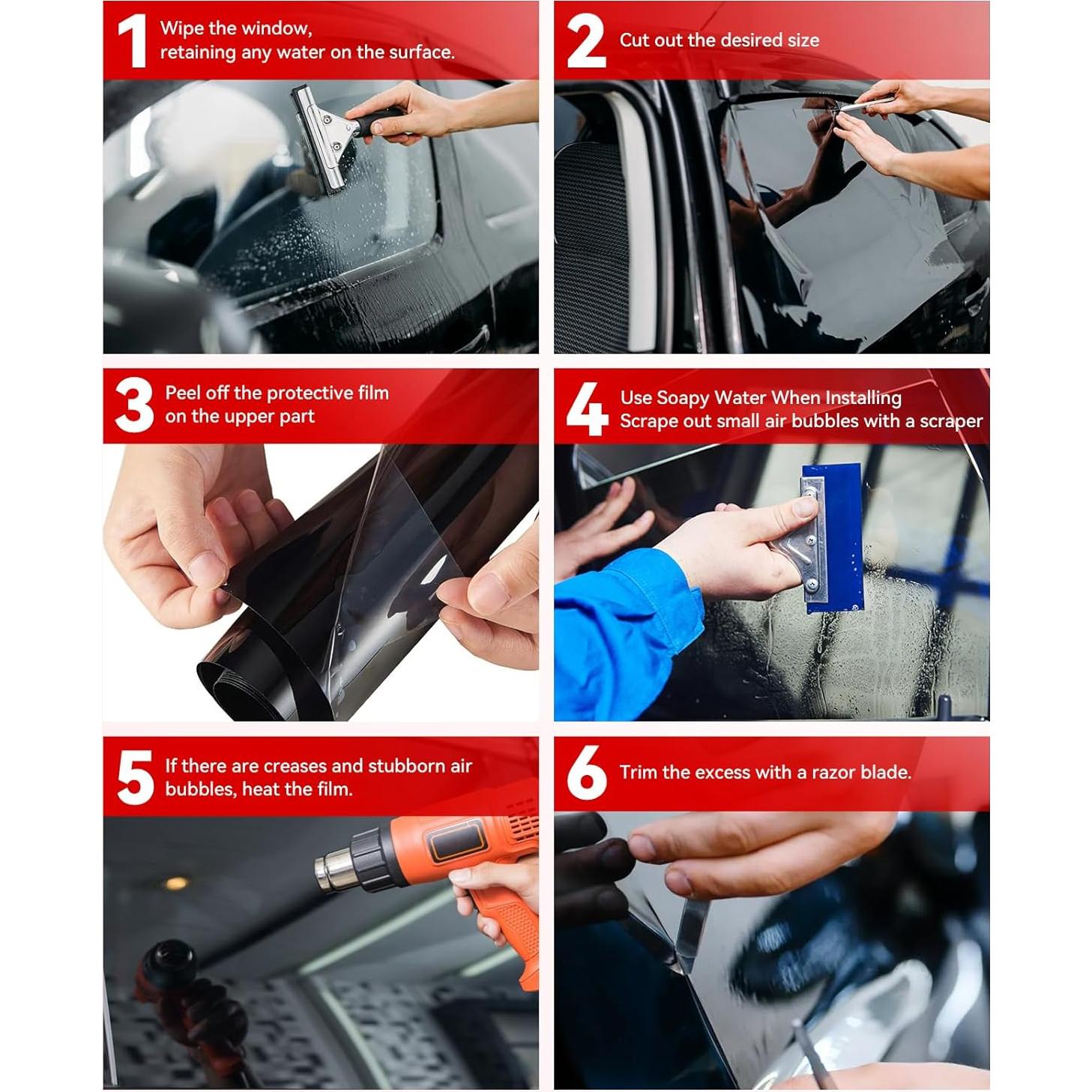 Tintado de Ventanas Cerámico Nano IAQWE 50.8cm x 6.1m 5% VLT