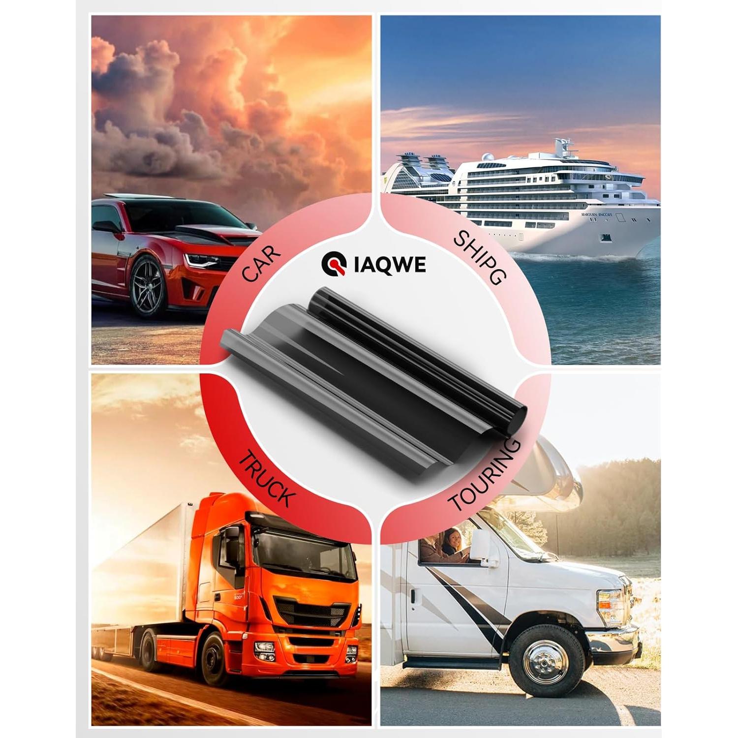 Tintado de Ventanas Cerámico Nano IAQWE 50.8cm x 6.1m 5% VLT