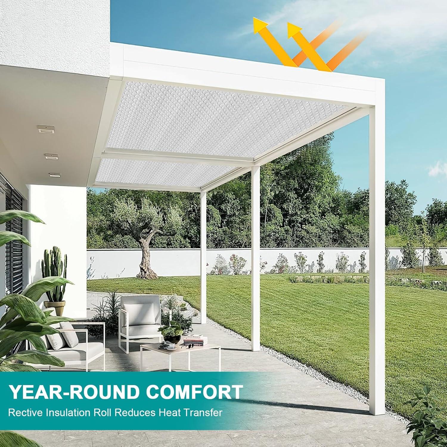 Rollo Aislamiento Reflectante Aluminio 60cm x 3.5m Storystore