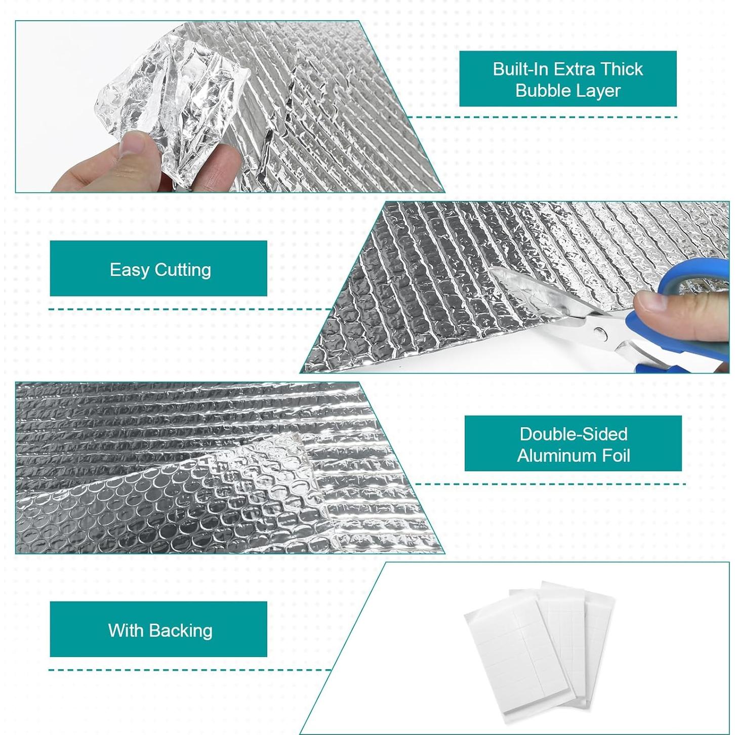 Rollo Aislamiento Reflectante Aluminio 60cm x 3.5m Storystore