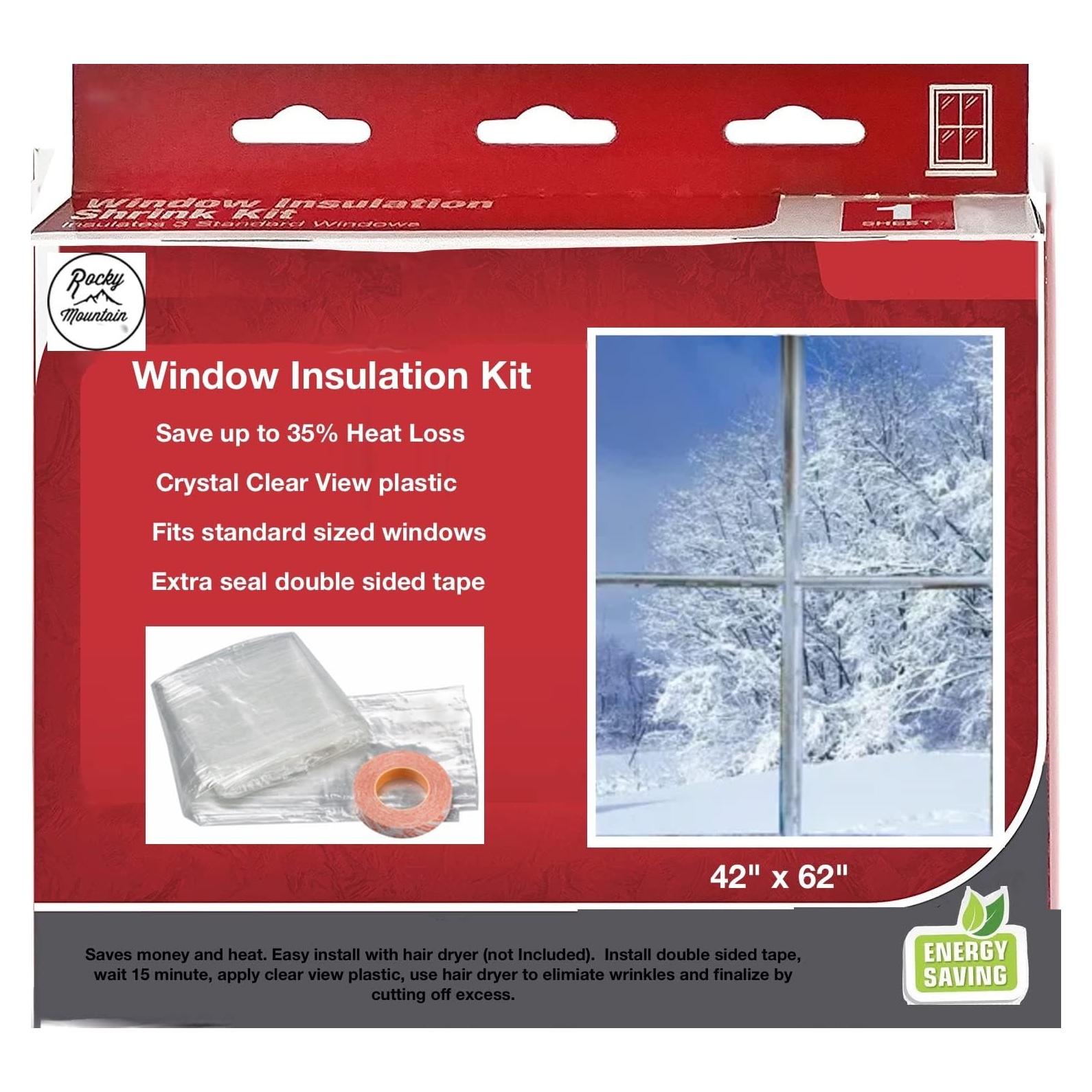 Kit Aislamiento Ventanas Rocky Mountain 107 x 157 cm Transparente