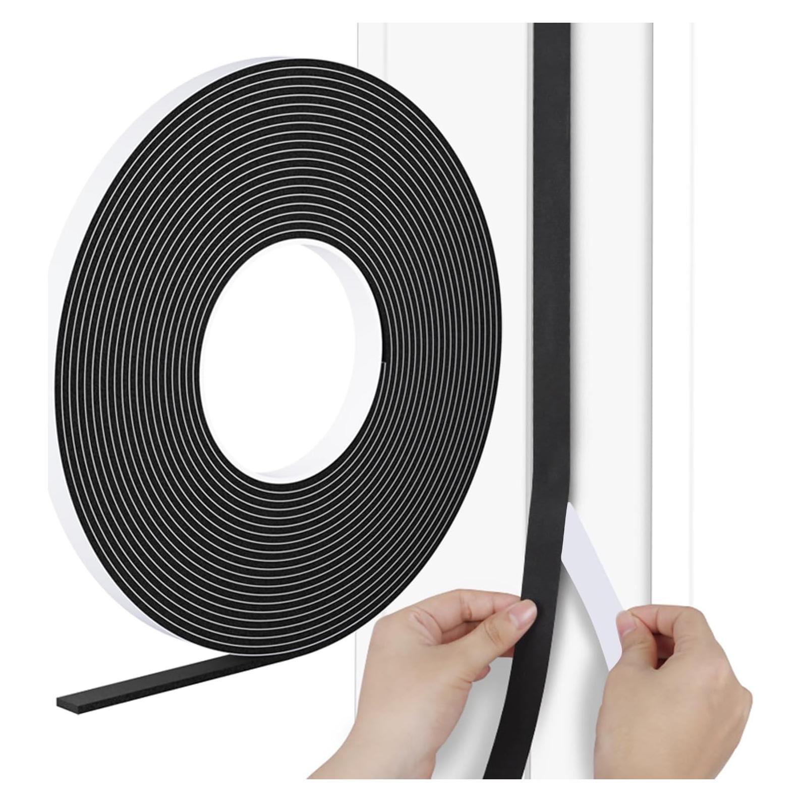 Cinta de Aislamiento de Espuma KAIYUER 1.27 cm x 0.32 cm x 10.06 m