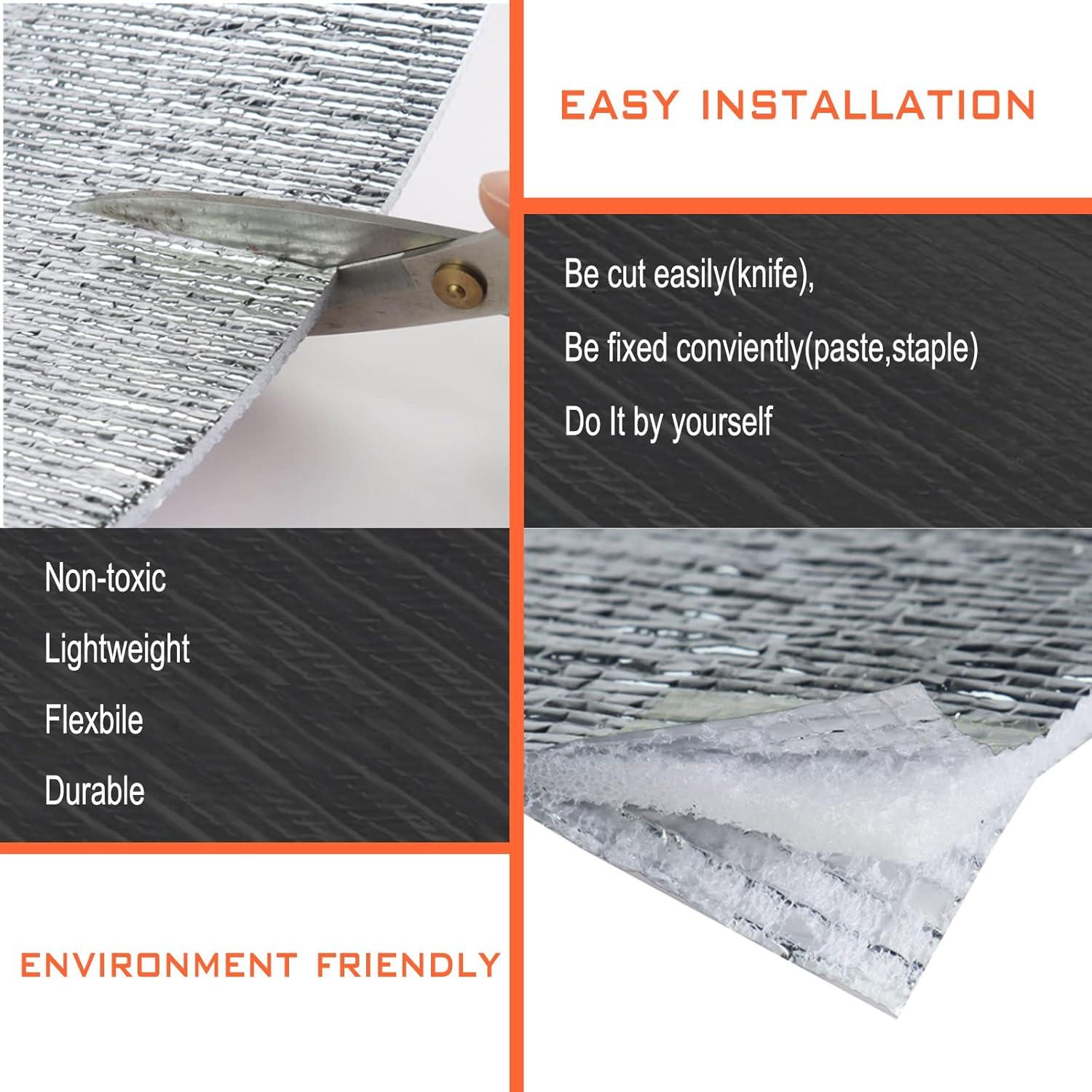 Rollo Aislante Foil Reflectante 3mm ZRNIDIYR 0.13kg 3.05m