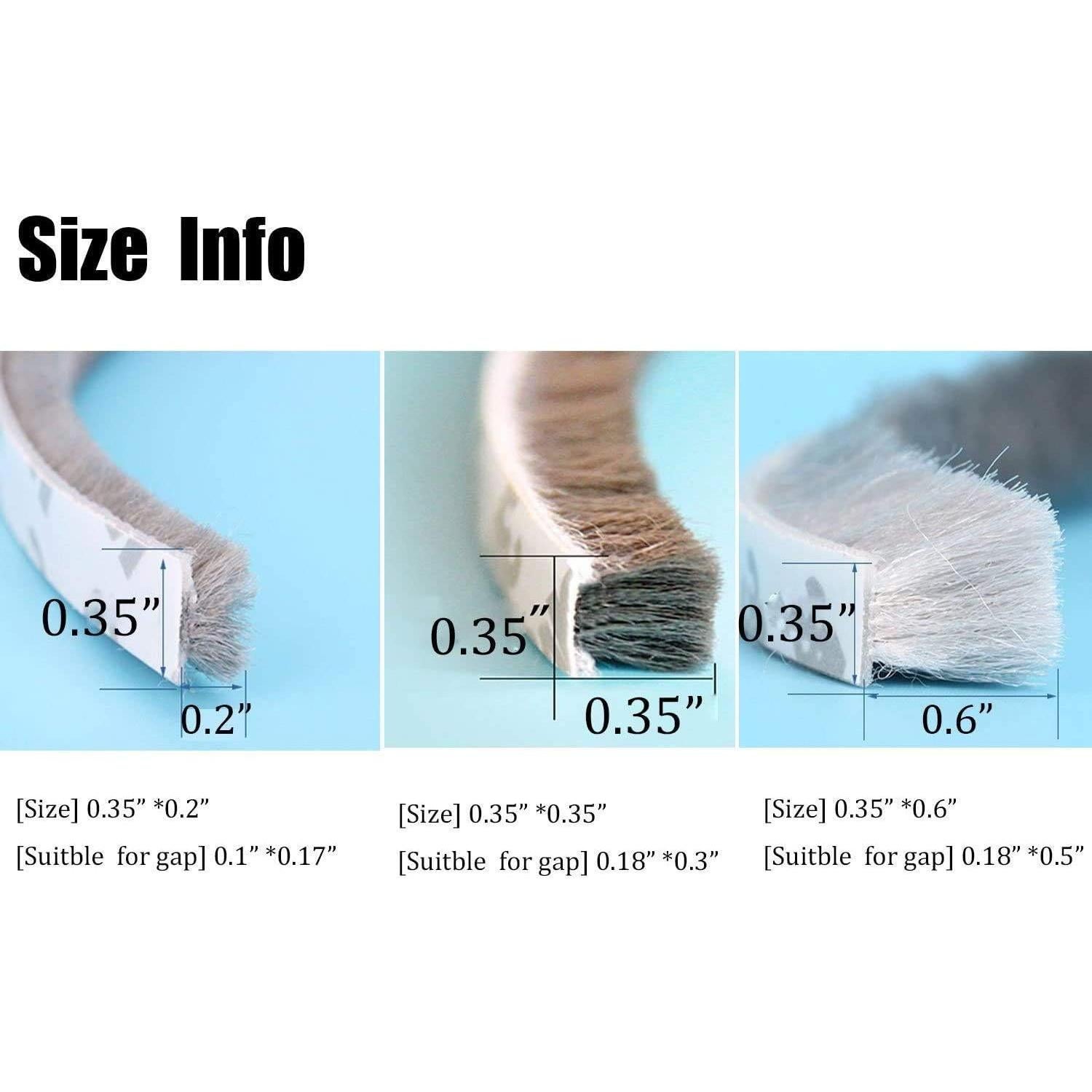 Tira de Sellado Autoadhesiva Tooperze 5.12m para Puertas y Ventanas