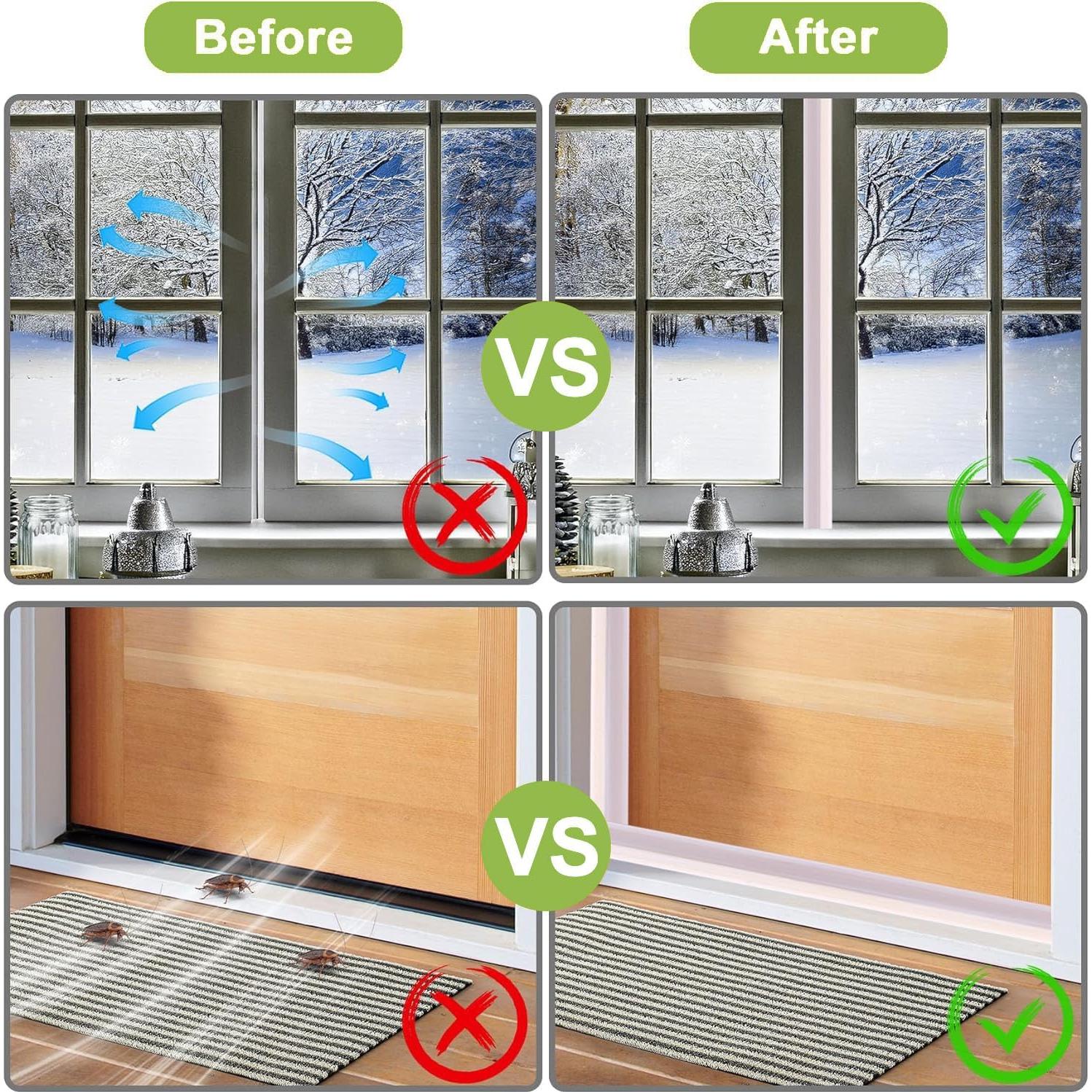 Tira de Sellado de Silicona DINGLIAN 3.05M Transparente