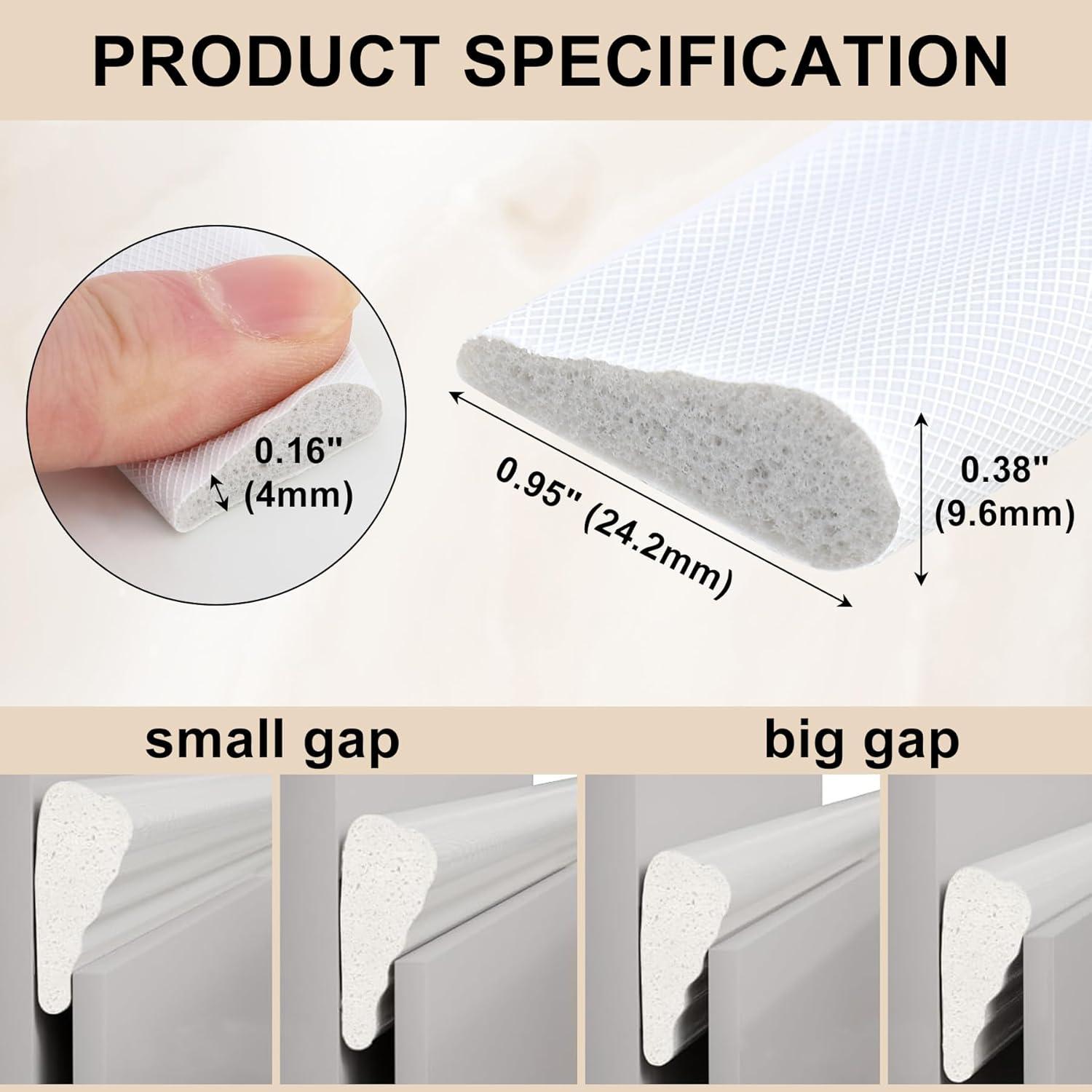 Tira de Sellado Autoadhesiva Hungbak 299.72 cm Blanca