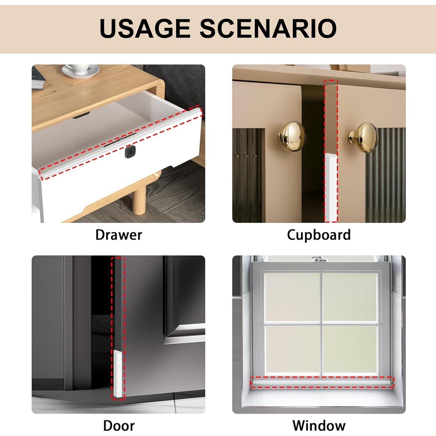 Tira de Sellado Autoadhesiva Hungbak 299.72 cm Blanca