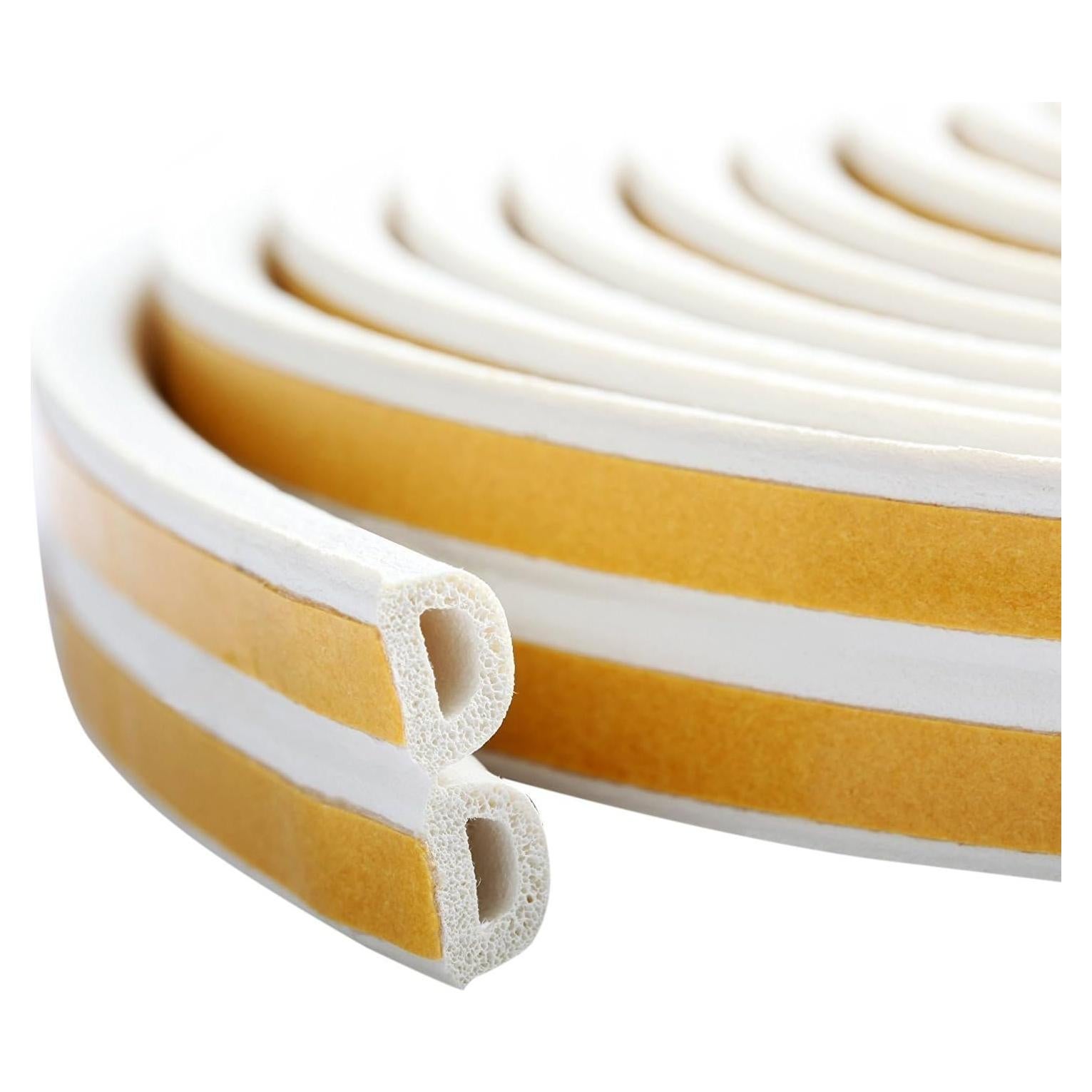 Sello de puerta PRUGNA 20 pies goma autoadhesiva blanca