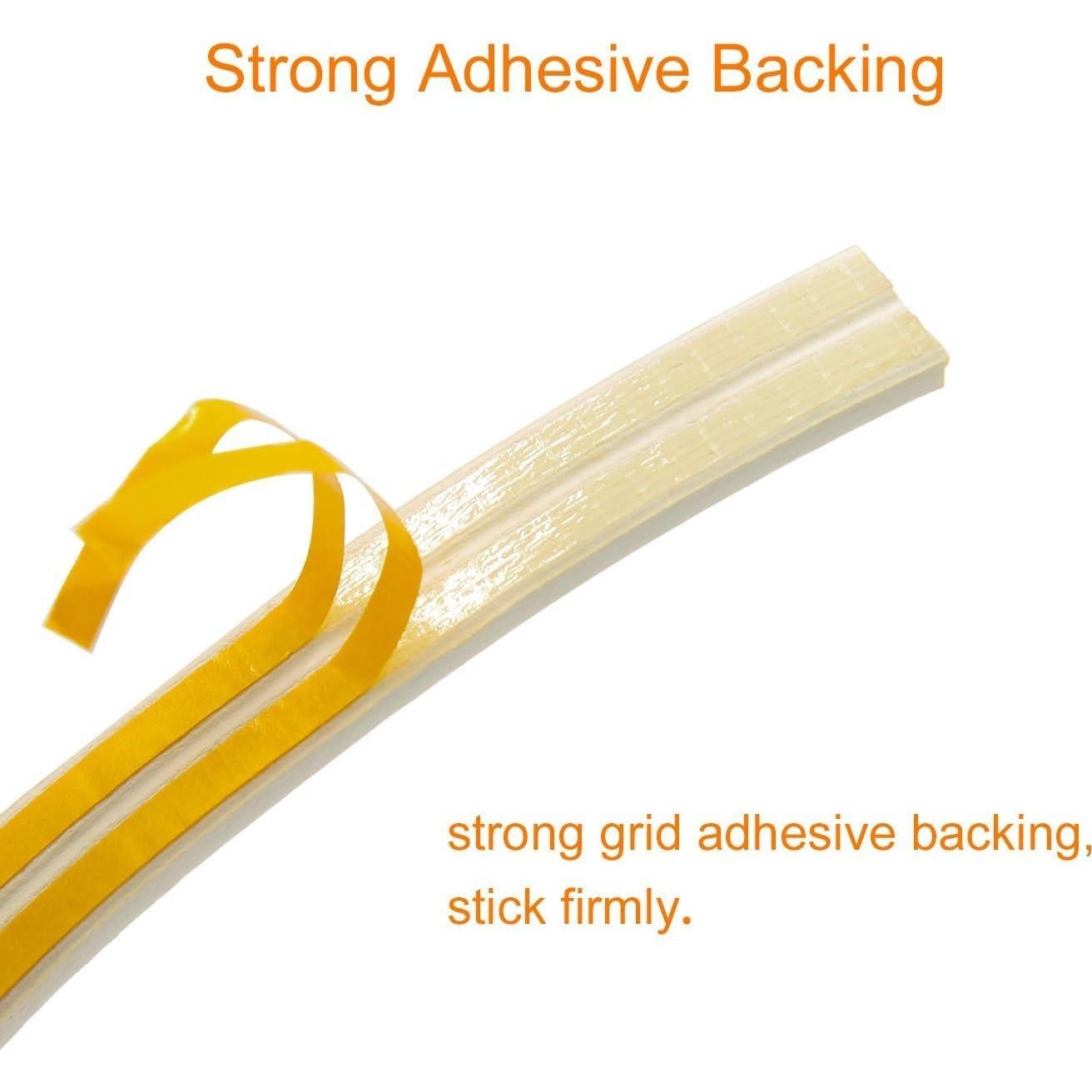 Sello de puerta PRUGNA 20 pies goma autoadhesiva blanca