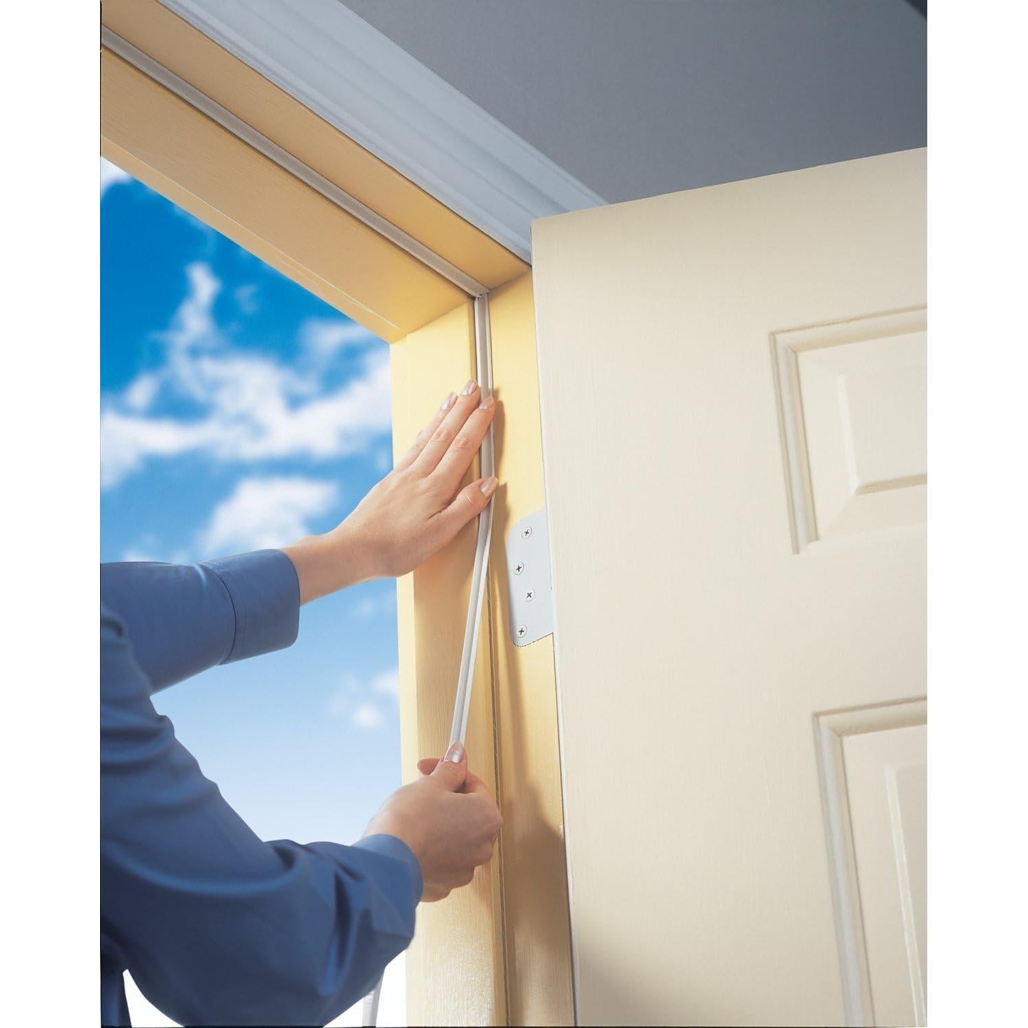 Sello de puerta PRUGNA 20 pies goma autoadhesiva blanca