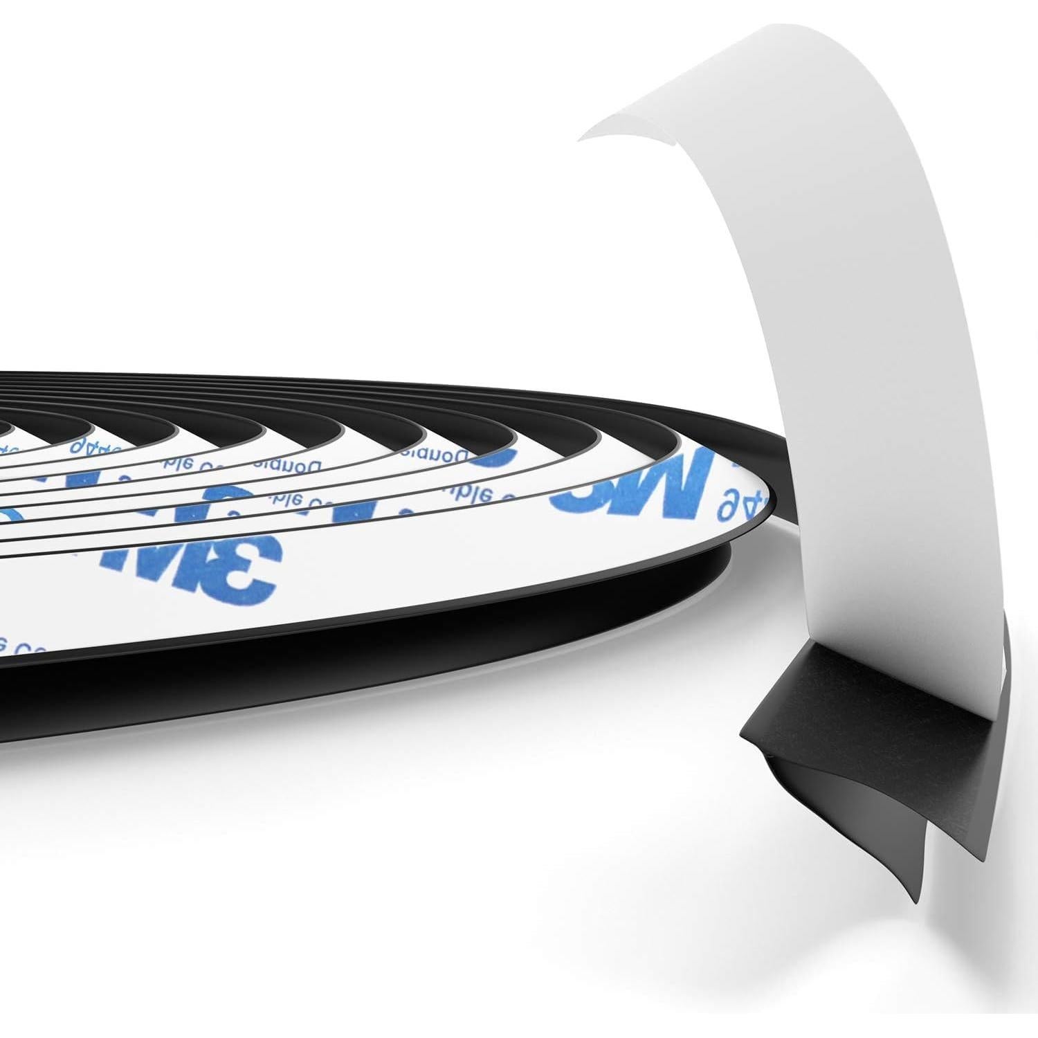 Sello de Puerta y Ventana de Silicona Trademark Hardware 6.1m Negro