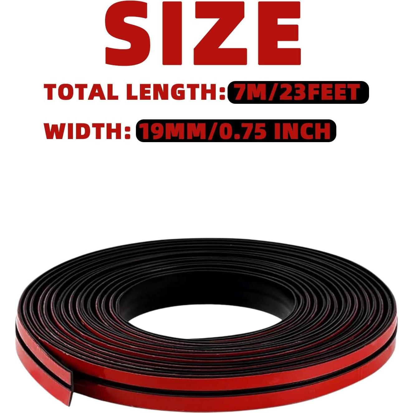 Sellado de Goma para Parabrisas GFBZS 19mm x 7m - Aislante Acústico