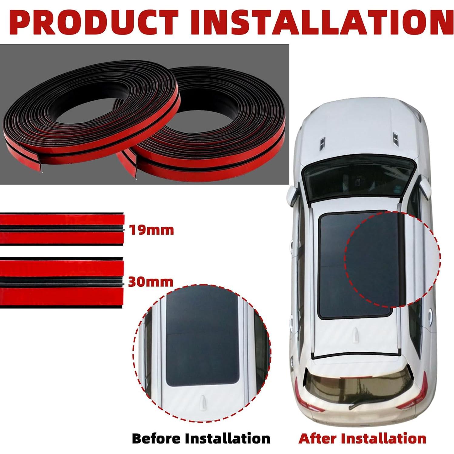Sellado de Goma para Parabrisas GFBZS 19mm x 7m - Aislante Acústico