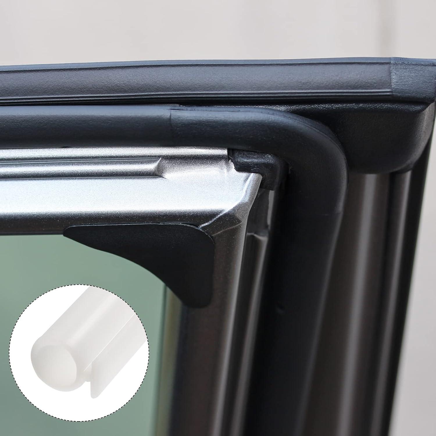 Burlete de Silicona METALLIXITY 7mm x 3m para Puertas y Ventanas