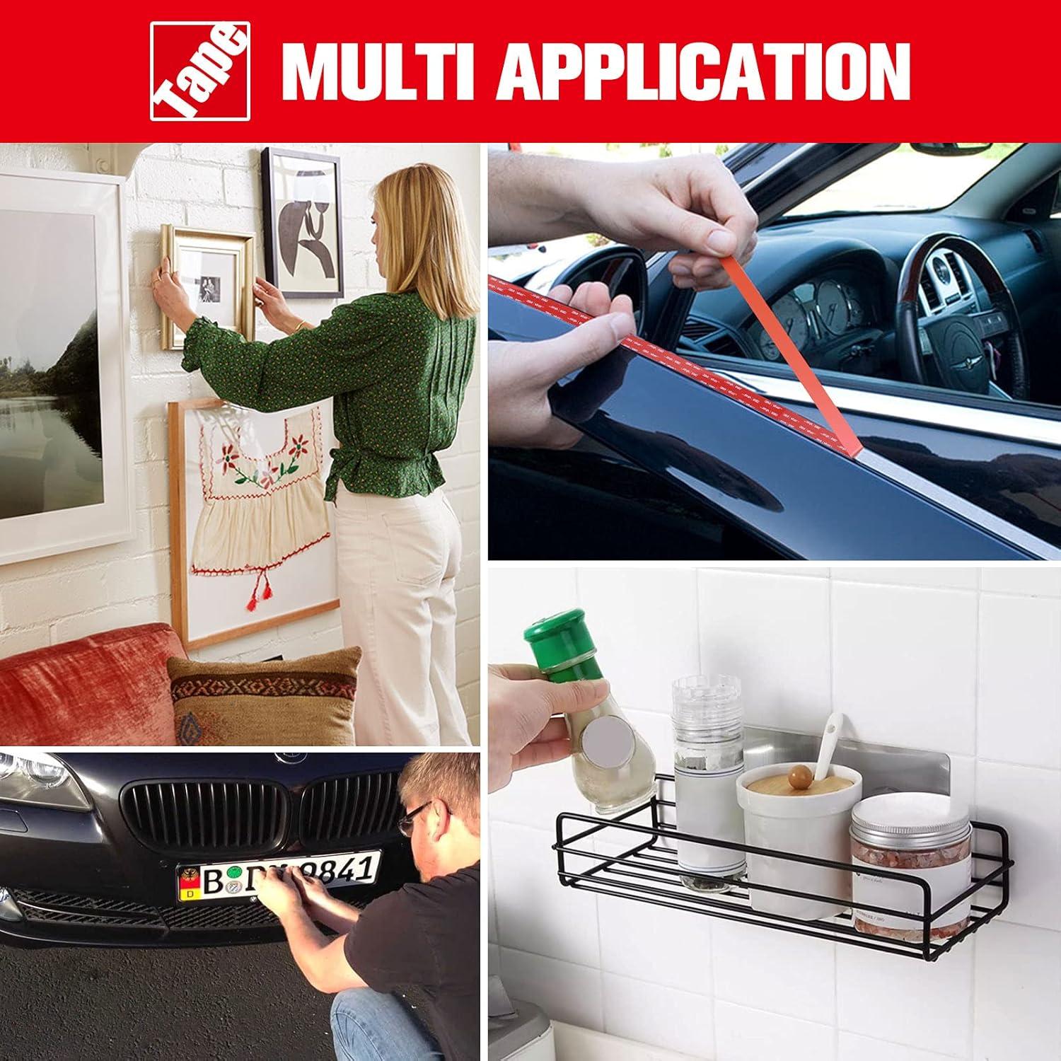 Cinta Doble Cara 3M VHB 5m x 2.4cm Impermeable Alta Resistencia