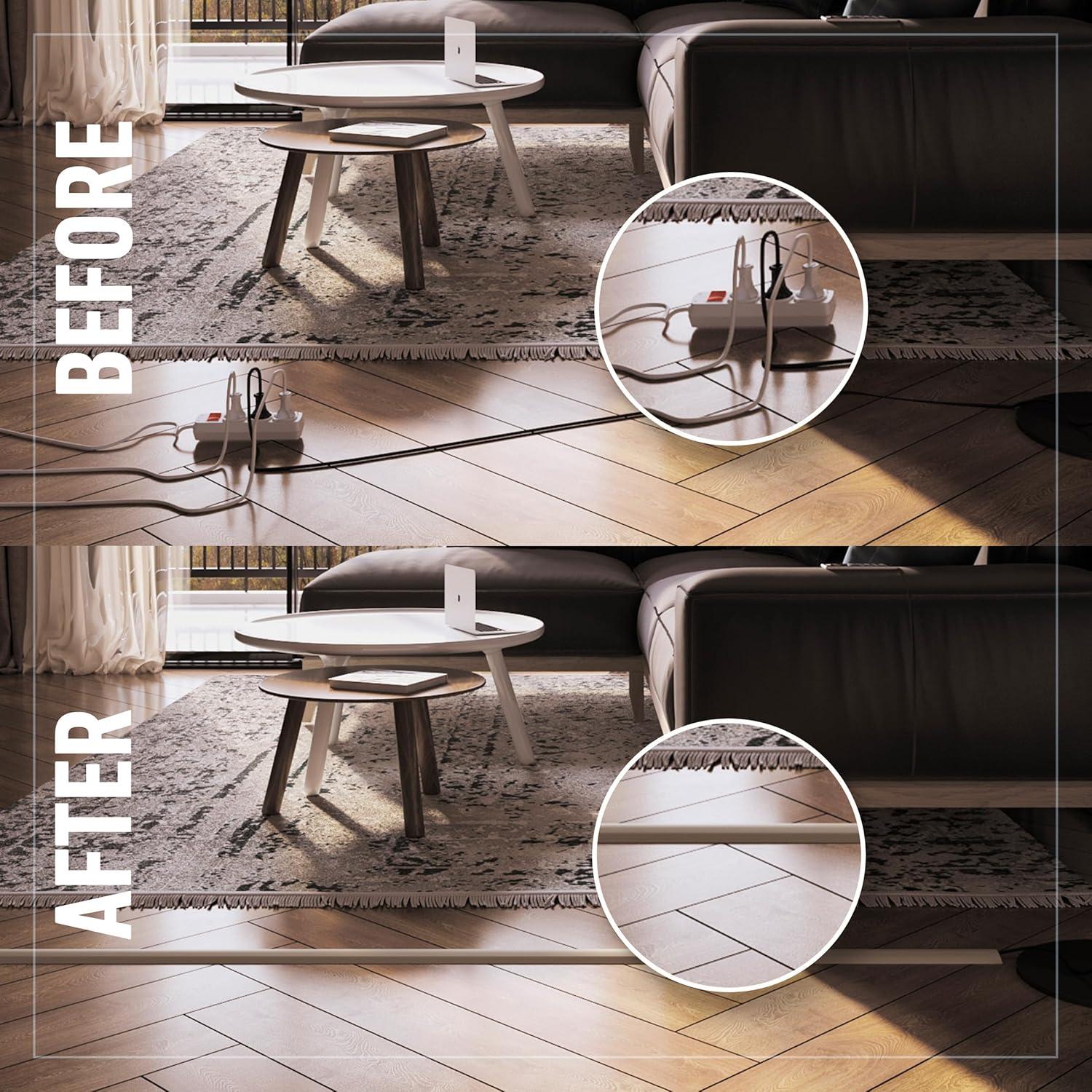 Cubierta de Cables Wiremold Legrand 1.5m Marfil para TV