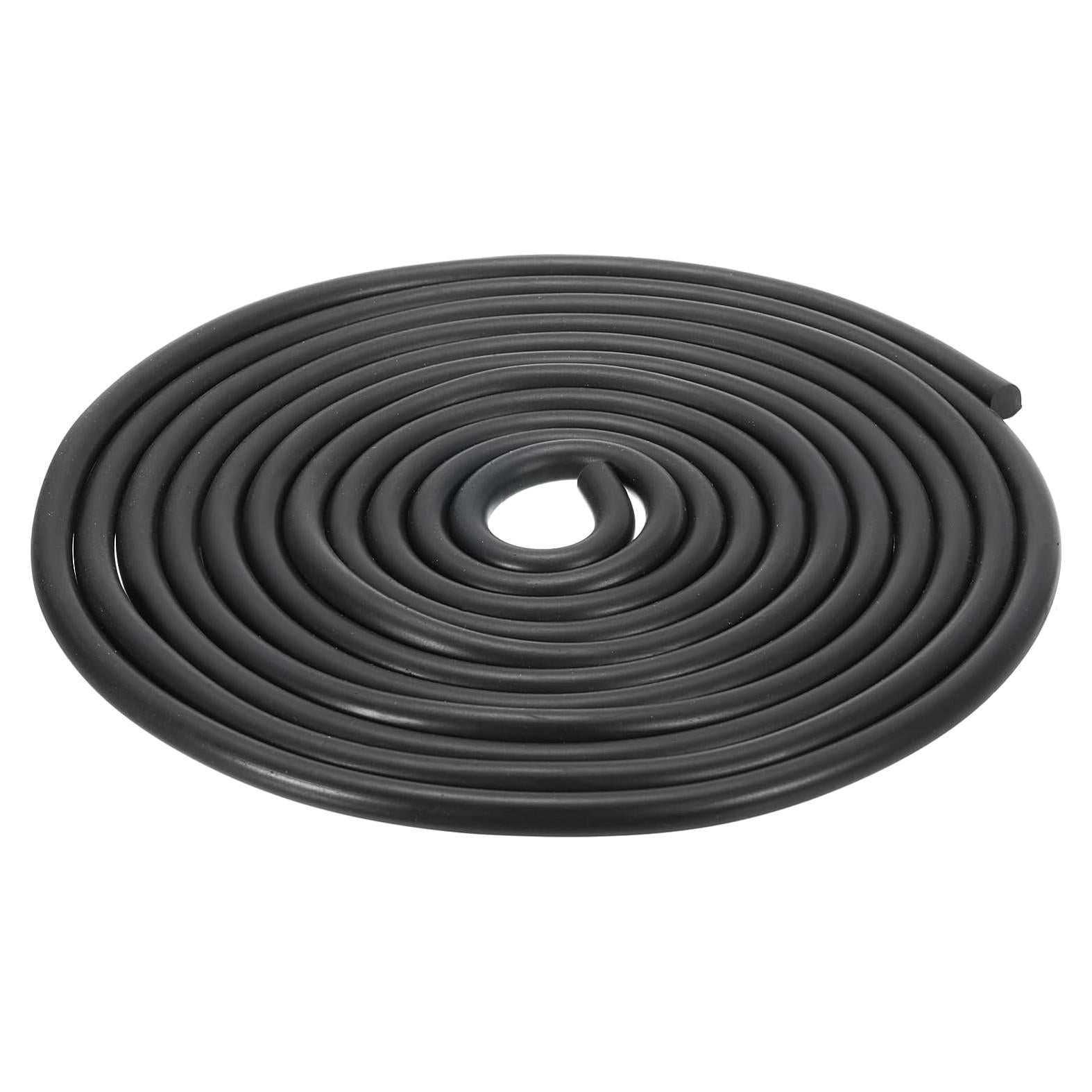 Tira de Sello Redonda Caucho Nitrilo uxcell 6mm x 3m