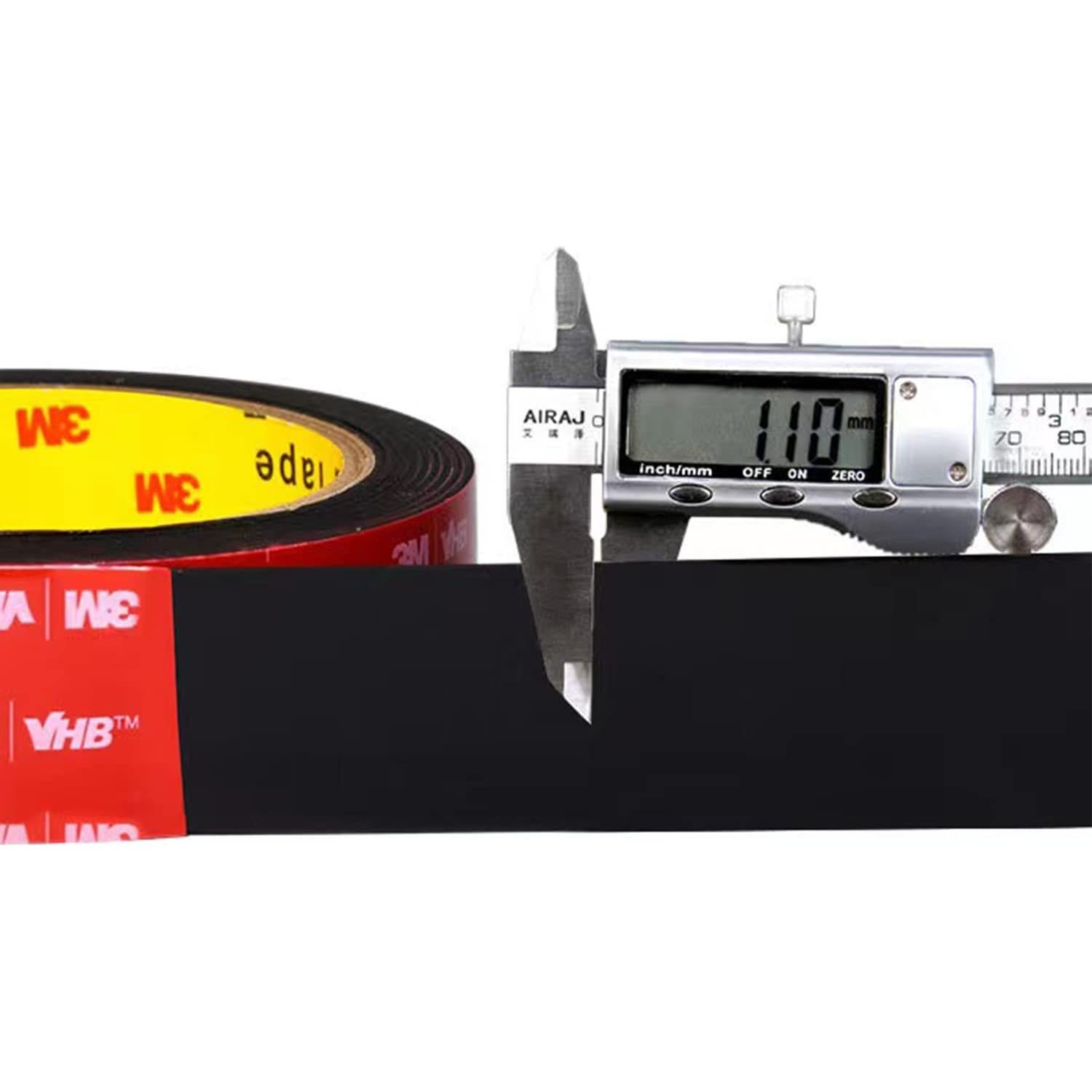 Cinta Doble Cara 3M VHB 4.72m x 6mm Impermeable