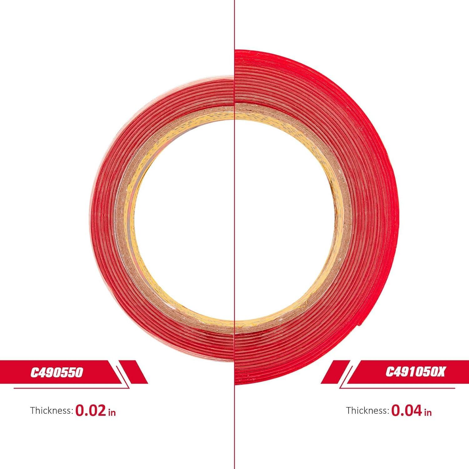 Cinta VHB 3M 4905 Doble Cara 1.27cm x 4.69m Transparente
