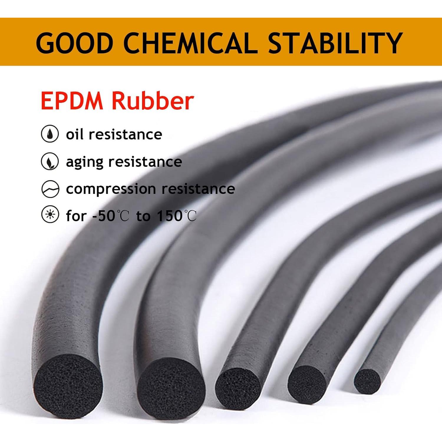 Varilla de Espuma de Respaldo 8mm x 3m TA-VIGOR EPDM Aislamiento