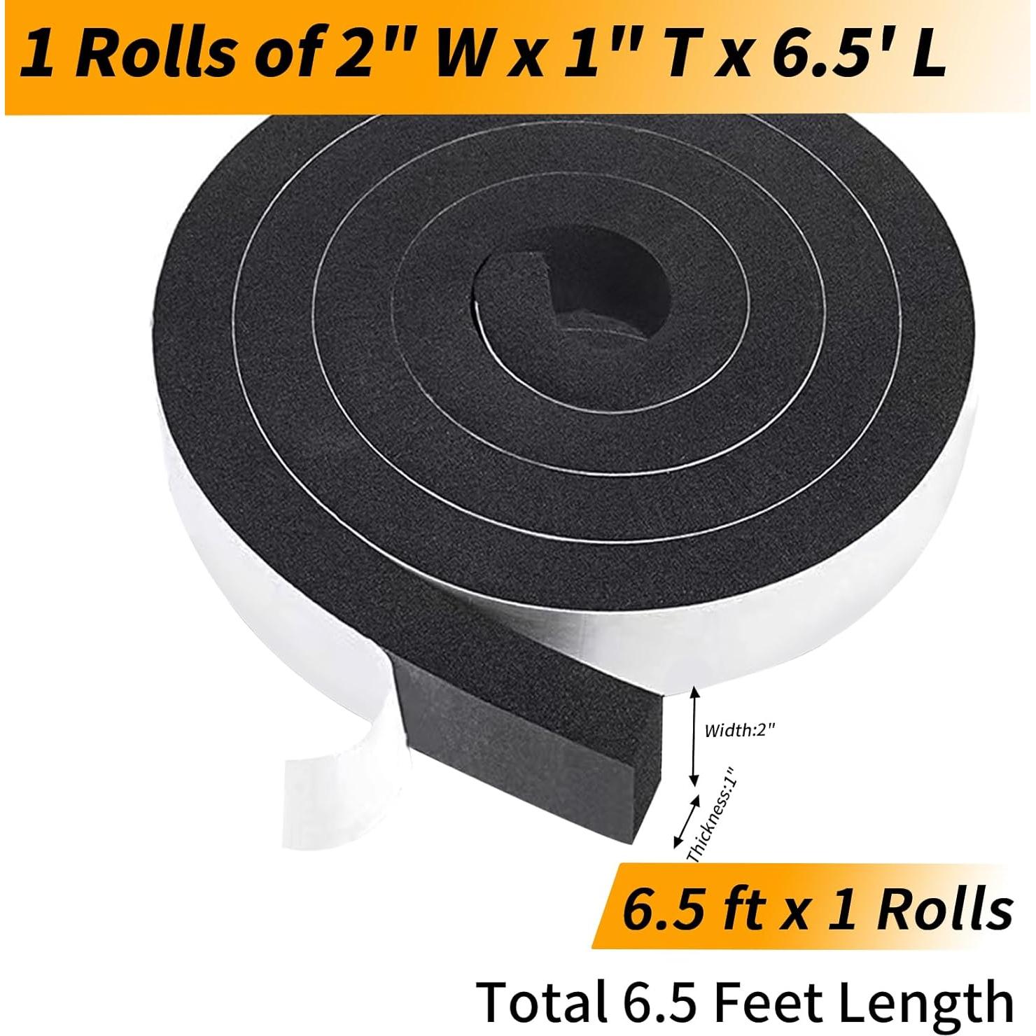 Sello de Ventana Futuwi 1.98m Espuma Aislante 5.08cm Ancho