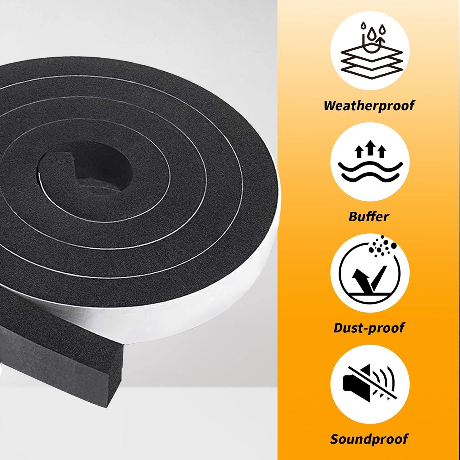 Sello de Ventana Futuwi 1.98m Espuma Aislante 5.08cm Ancho