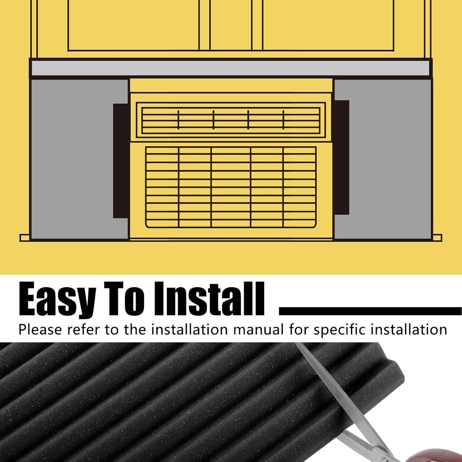 Paneles Aislantes de Espuma Powrocket para Aire Acondicionado 43.2x22.9 cm