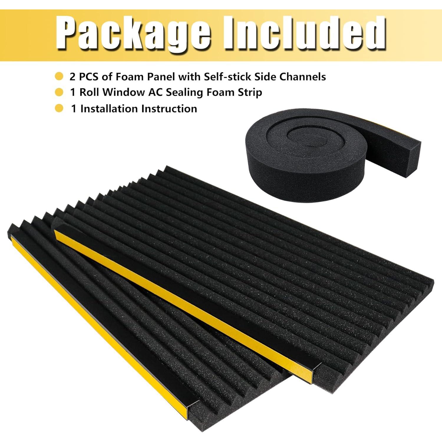 Paneles Aislantes de Espuma Powrocket para Aire Acondicionado 43.2x22.9 cm