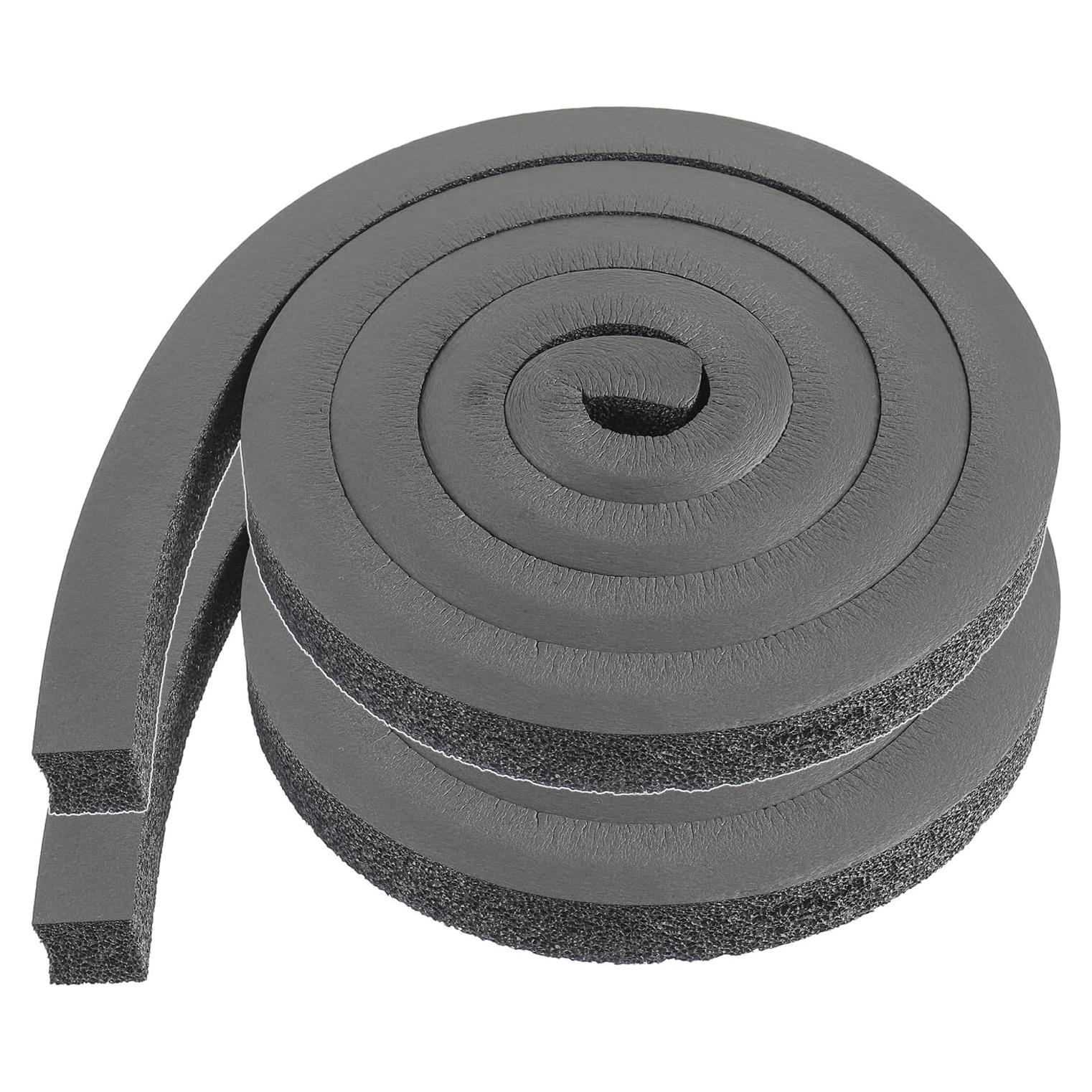 Tira de Aislamiento de Espuma BOJACK 2 Rollos 1x1" No Adhesiva