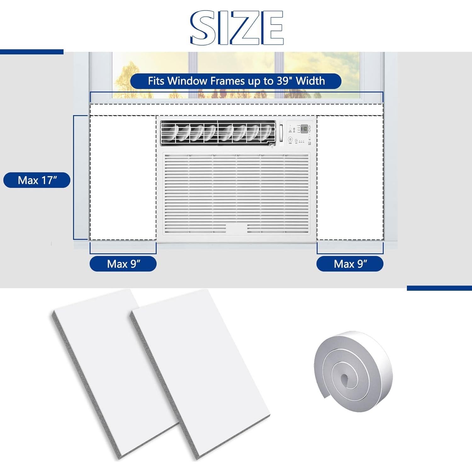 Paneles Aislantes para Aire Acondicionado Wintcomfort 43.2x22.9cm
