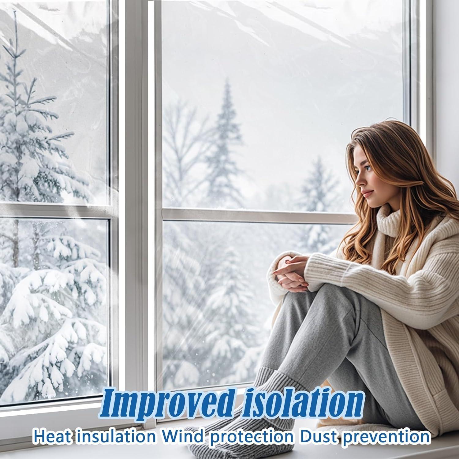 Kit Aislamiento de Ventana Shackcom 3 Piezas 120x160 cm PVC