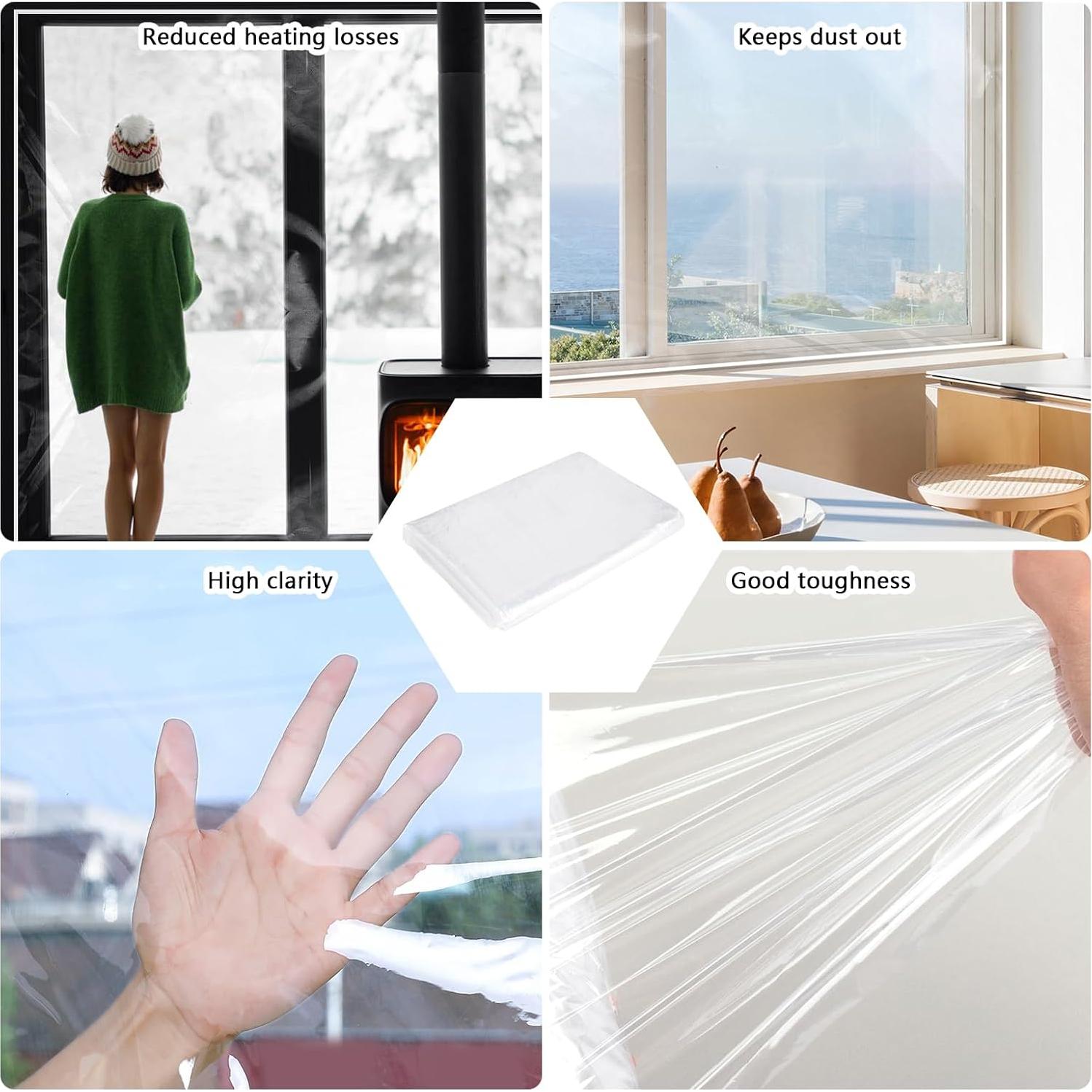 Kit Aislamiento de Ventana Shackcom 3 Piezas 120x160 cm PVC