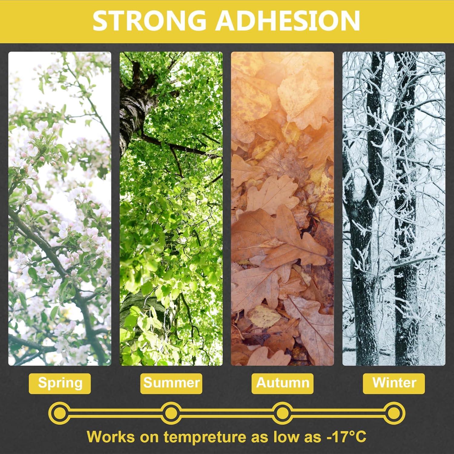 Burlete ZWZIOO para Ventanas y Puertas 1.2cm x 60m Transparente