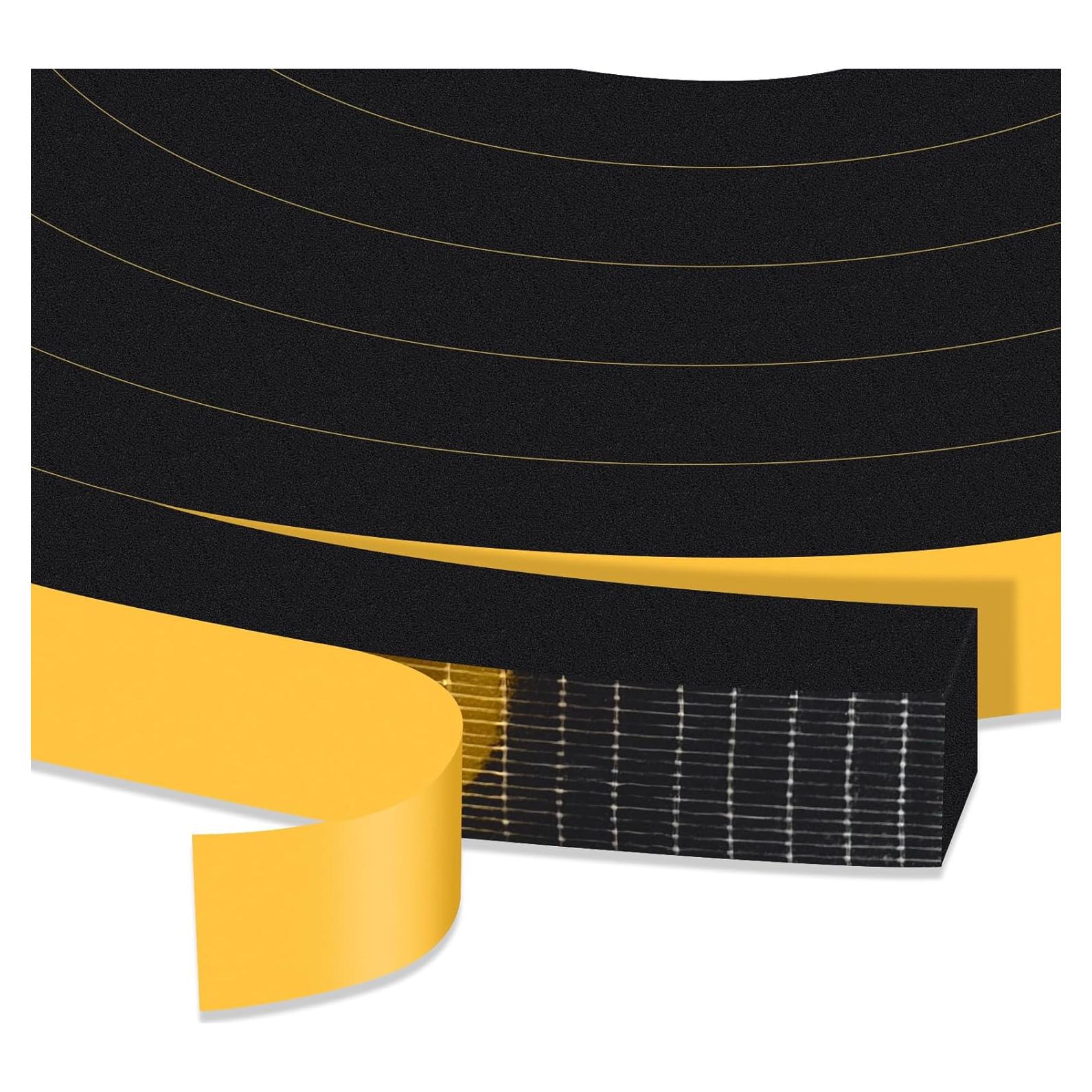 Cinta de Aislamiento Acústico Trisiki 1.27cm x 7.92m Negra