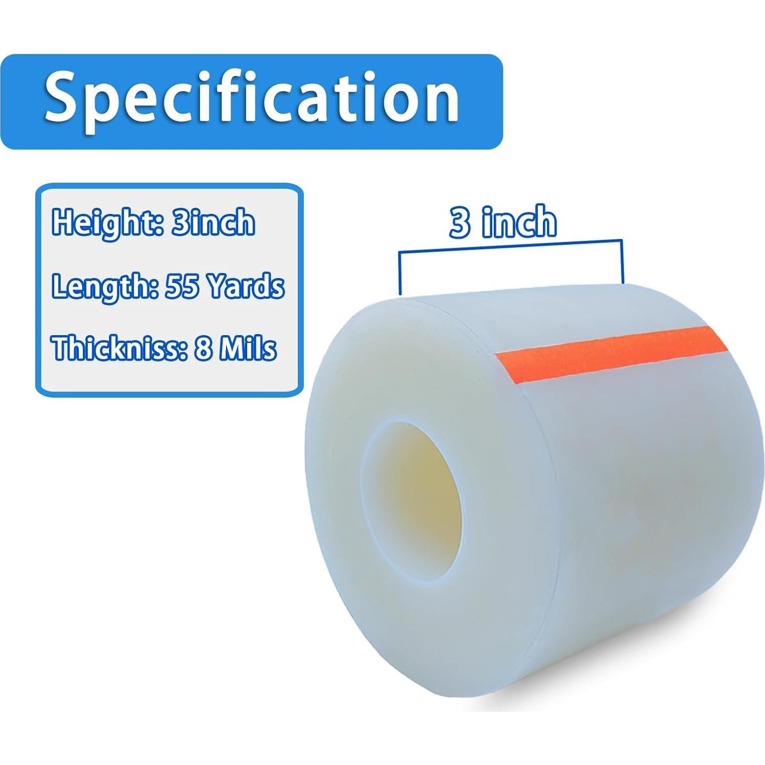 Cinta de Sellado de Ventanas Wensskku 7.62 cm x 50.29 m Transparente