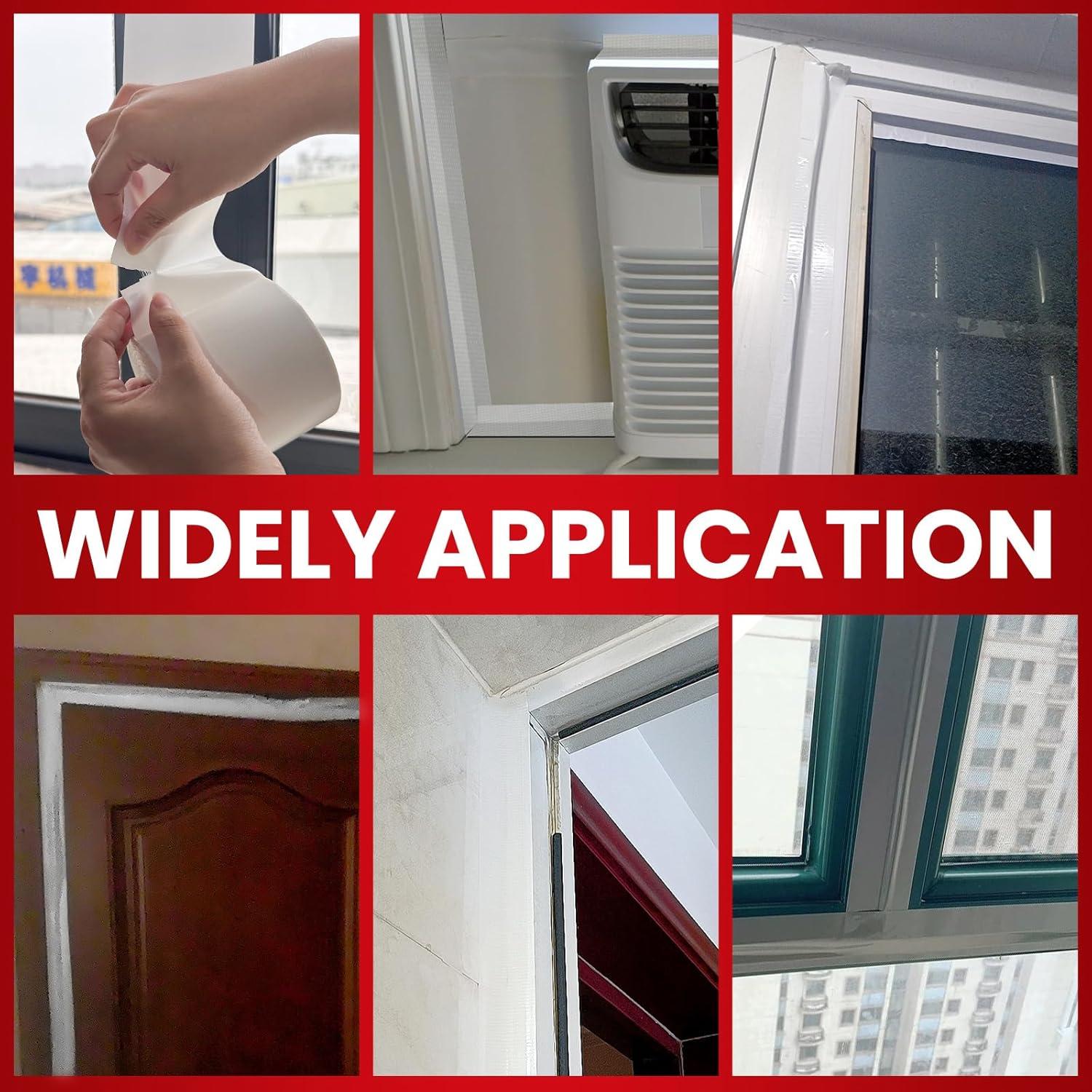 Cinta de Sellado de Ventanas Birllaid Blanca 30.18 m Impermeable