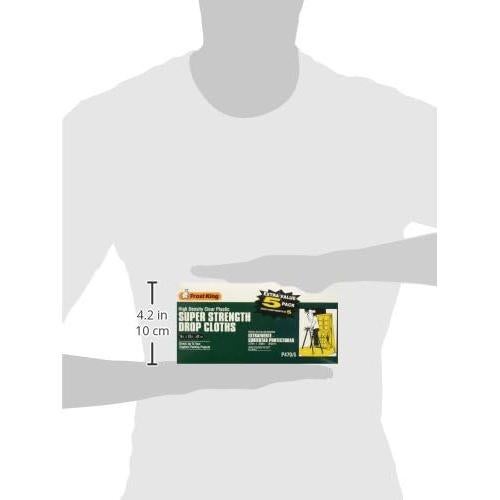 Trapos de Pintura Frost King P470 2.74x3.66m Plástico Claro