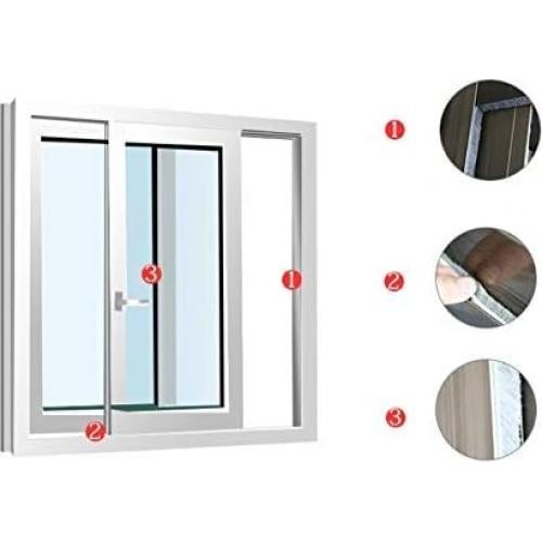 Sellado de Felpa TORRAMI 27.43m Aislamiento Acústico Gris