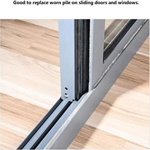 Sellado de Felpa TORRAMI 27.43m Aislamiento Acústico Gris