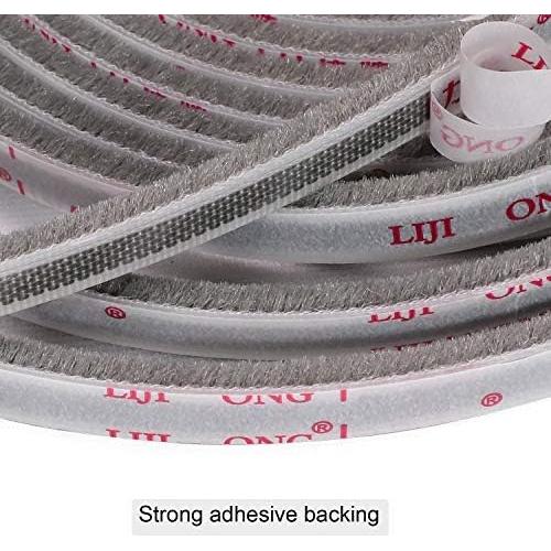 Sellado de Felpa TORRAMI 27.43m Aislamiento Acústico Gris